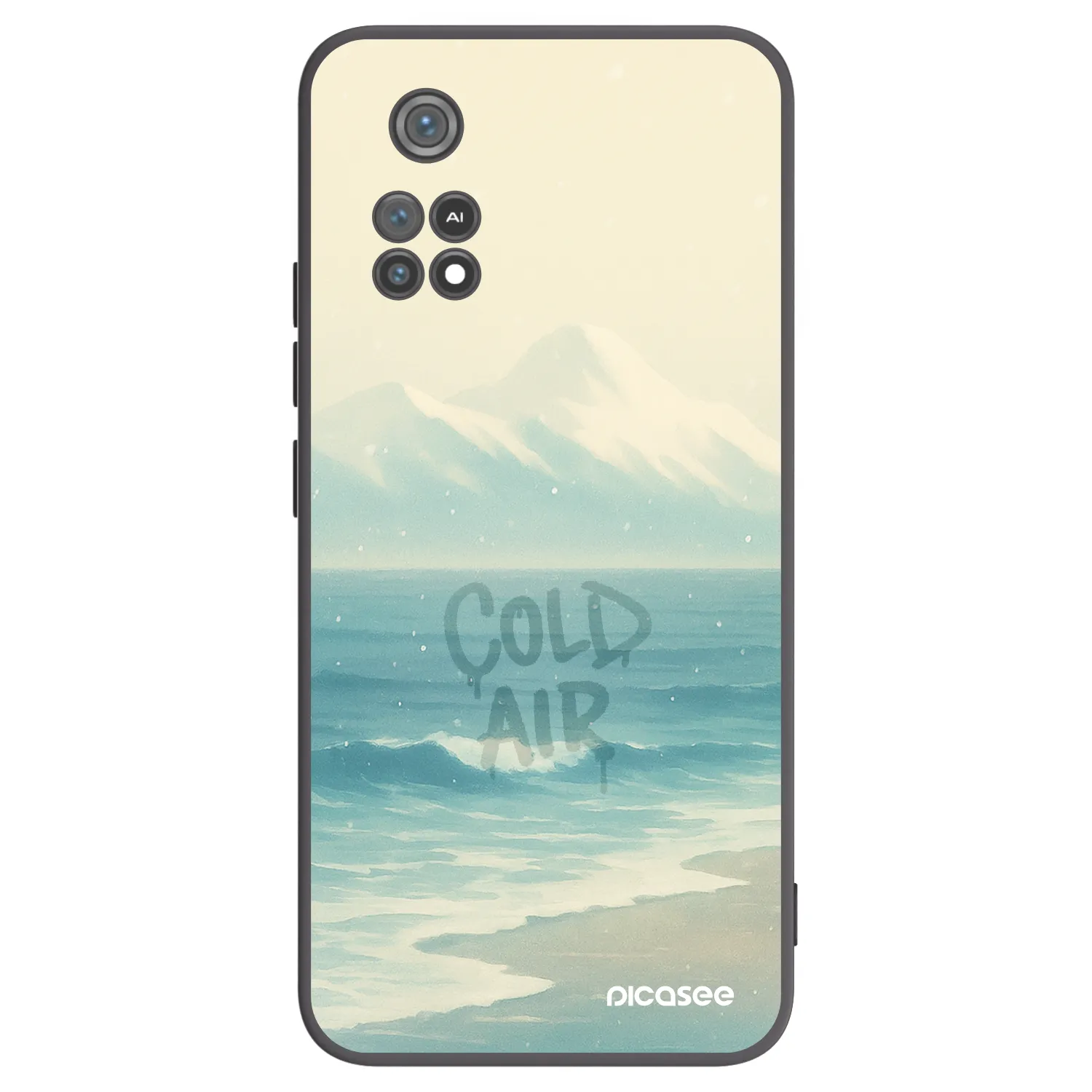 Picasee silikonski črni ovitek za Xiaomi Poco M4 Pro - COLD AIR