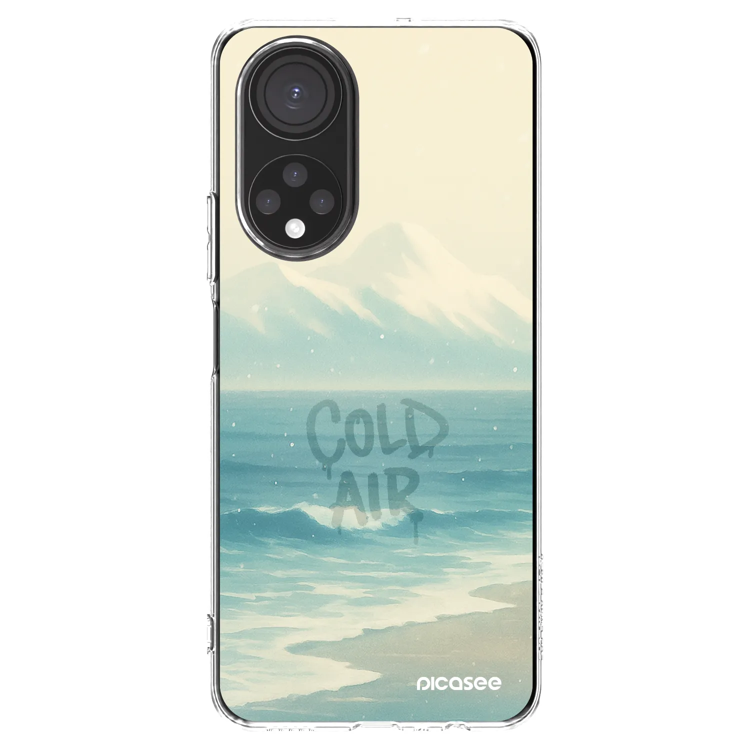 Picasee silikonski prozorni ovitek za Honor X7 - COLD AIR