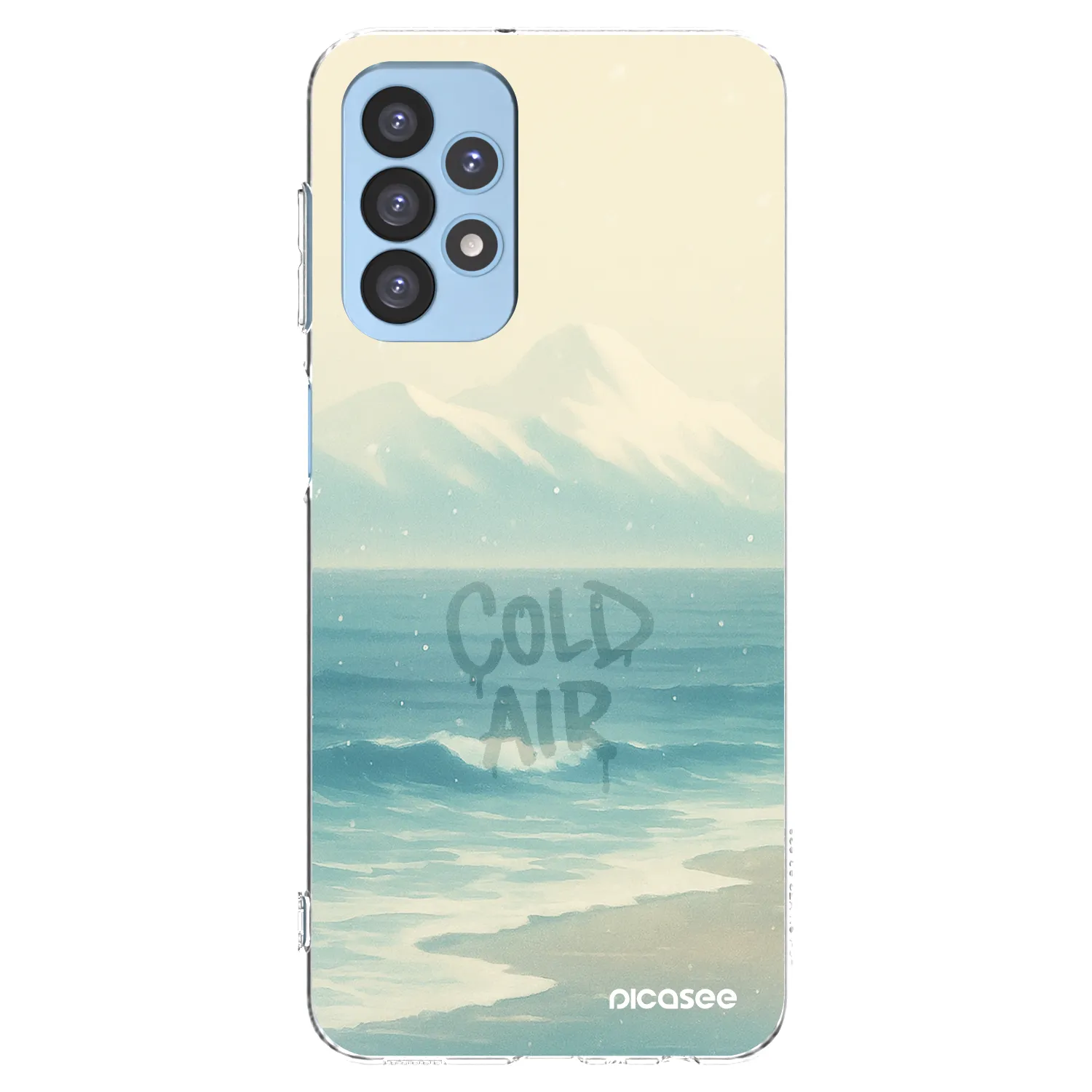 Picasee silikonski prozorni ovitek za Samsung Galaxy A23 A235F 4G - COLD AIR