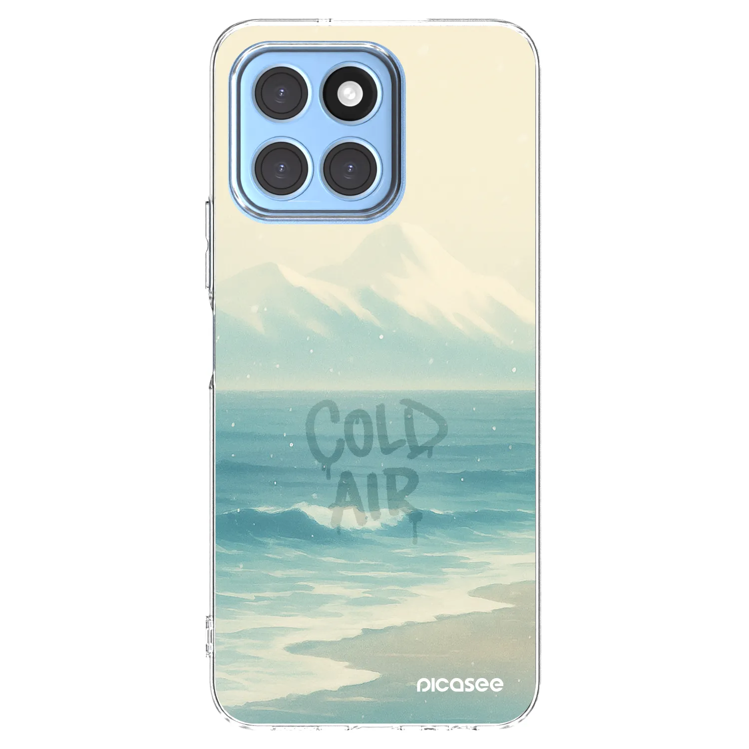 Picasee silikonski prozorni ovitek za Honor X8 5G - COLD AIR