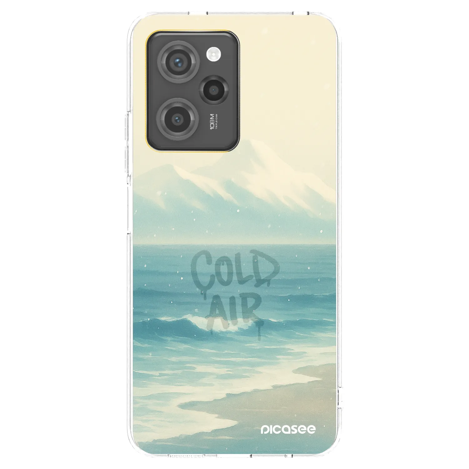 Picasee silikonski črni ovitek za Xiaomi Poco X5 Pro - COLD AIR