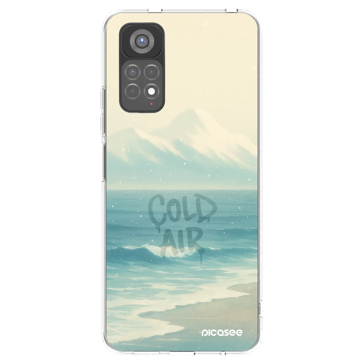 Picasee silikonski prozorni ovitek za Xiaomi Redmi Note 11S 5G - COLD AIR