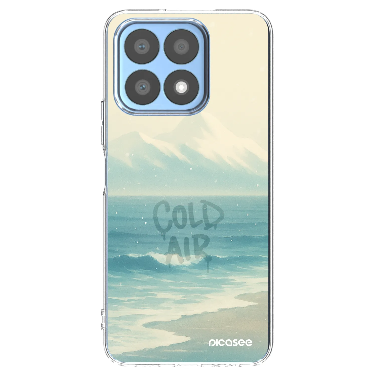 Picasee silikonski prozorni ovitek za Honor X8a - COLD AIR