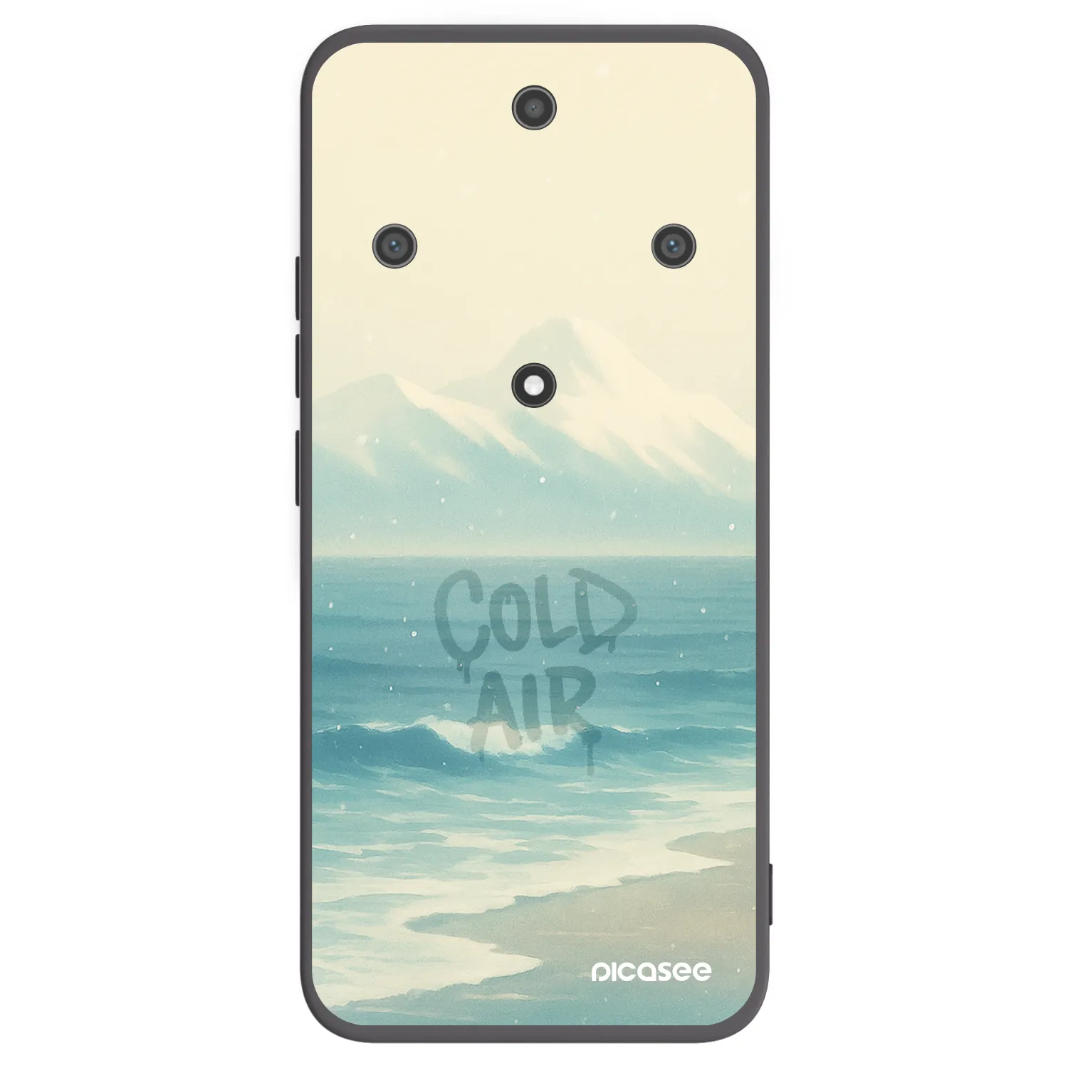 Picasee silikonski črni ovitek za Honor Magic5 Lite 5G - COLD AIR