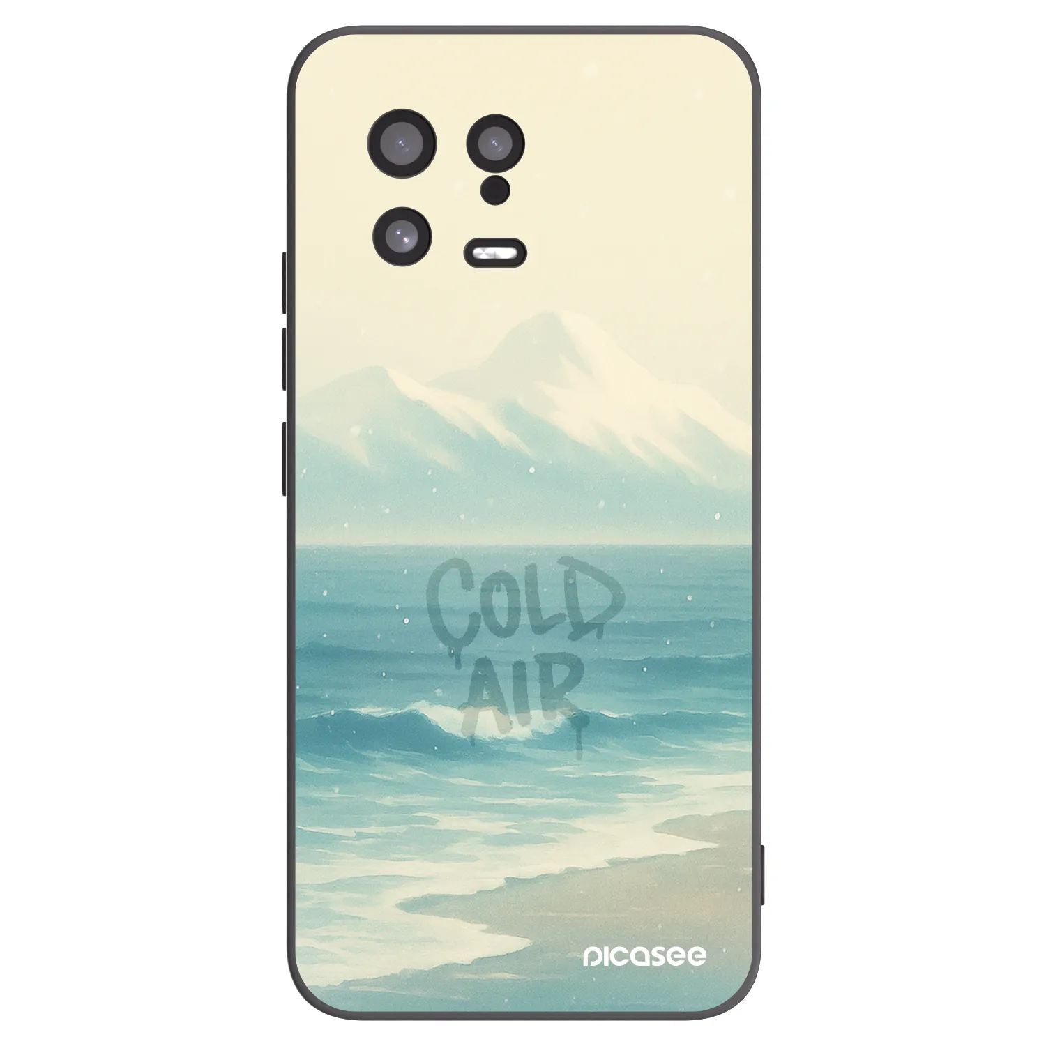 Picasee silikonski črni ovitek za Xiaomi 13 - COLD AIR