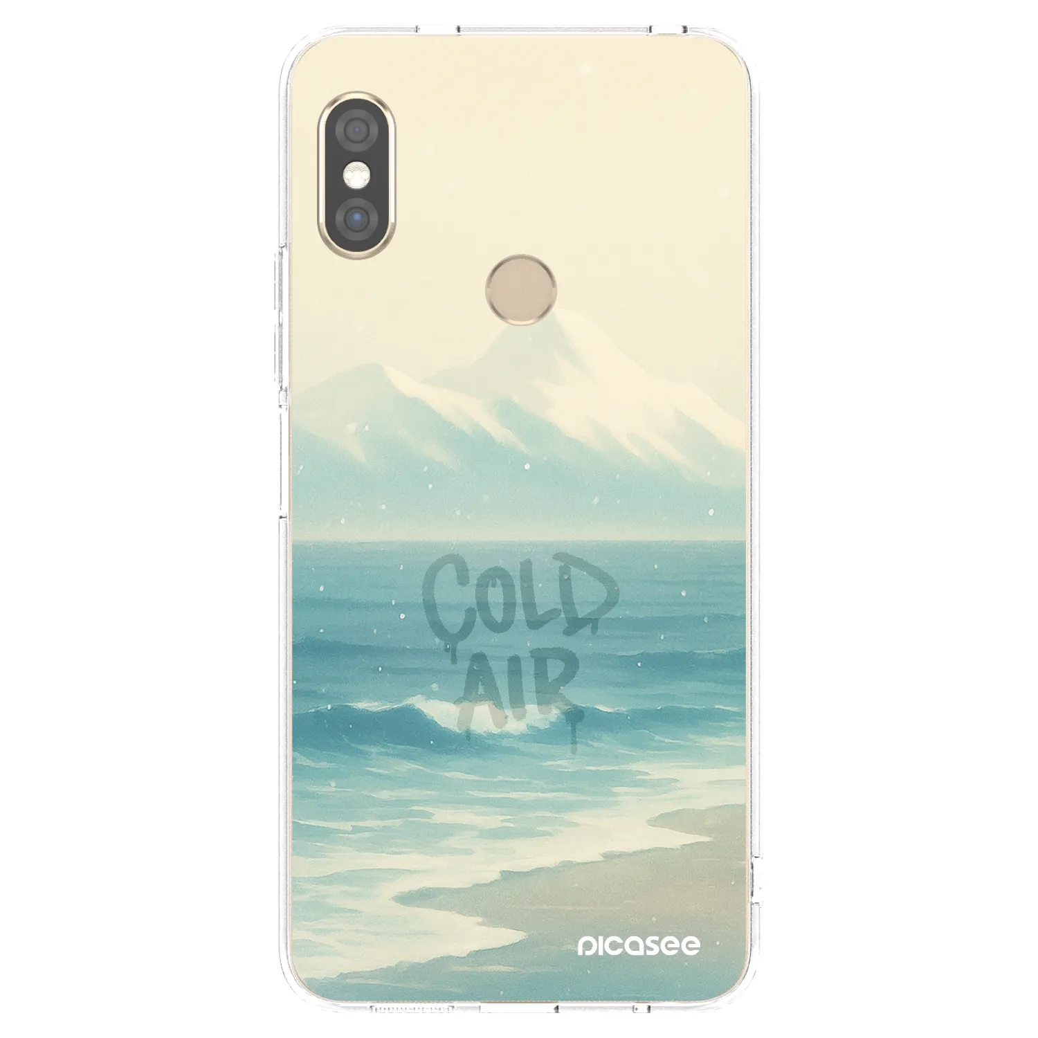 Picasee silikonski prozorni ovitek za Xiaomi Redmi Note 5 Global - COLD AIR