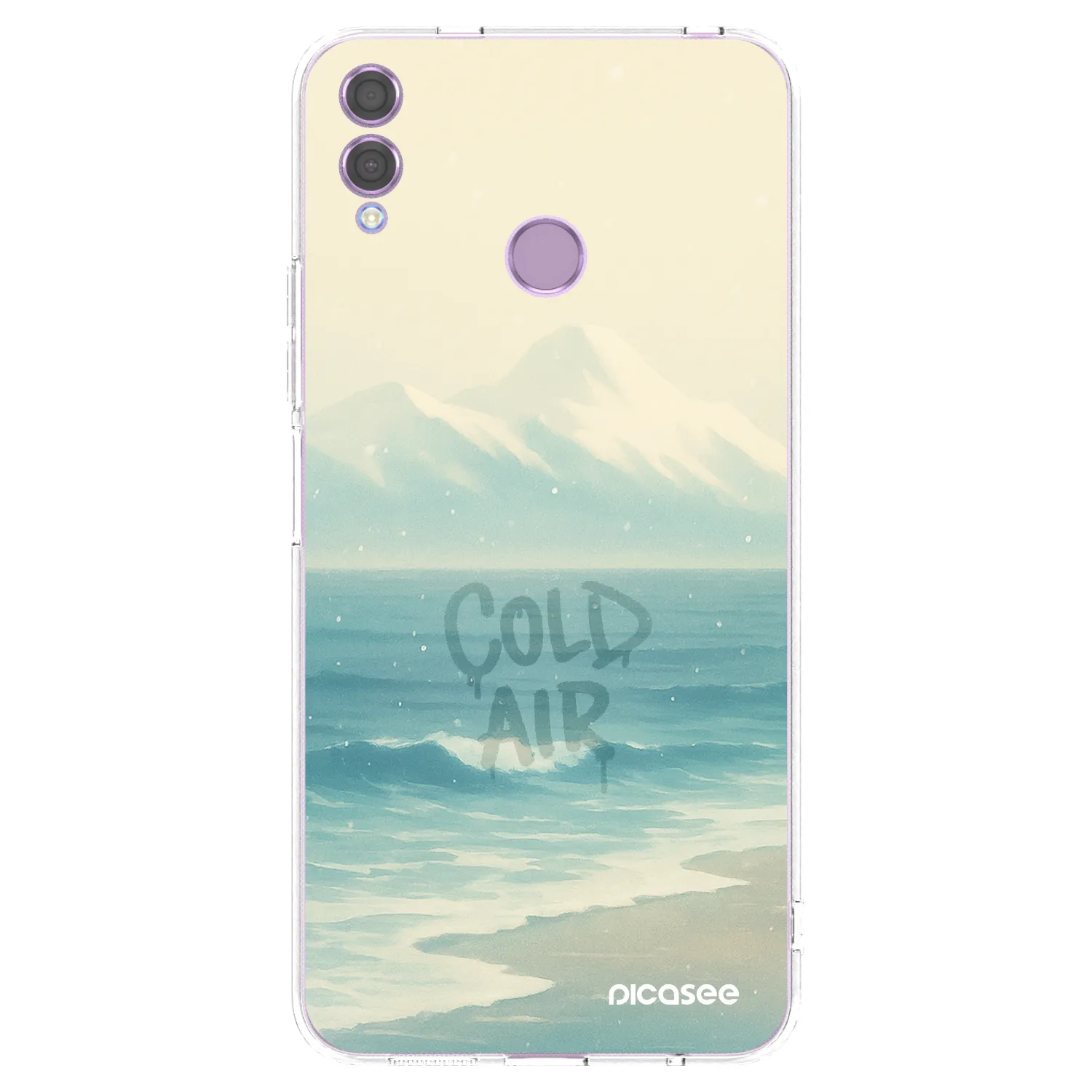 Picasee silikonski prozorni ovitek za Honor 8X - COLD AIR