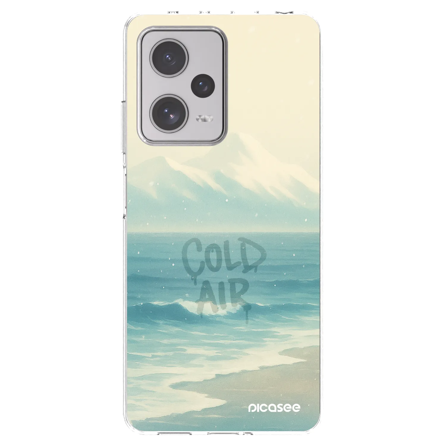 Picasee silikonski prozorni ovitek za Xiaomi Redmi Note 12 Pro+ 5G - COLD AIR