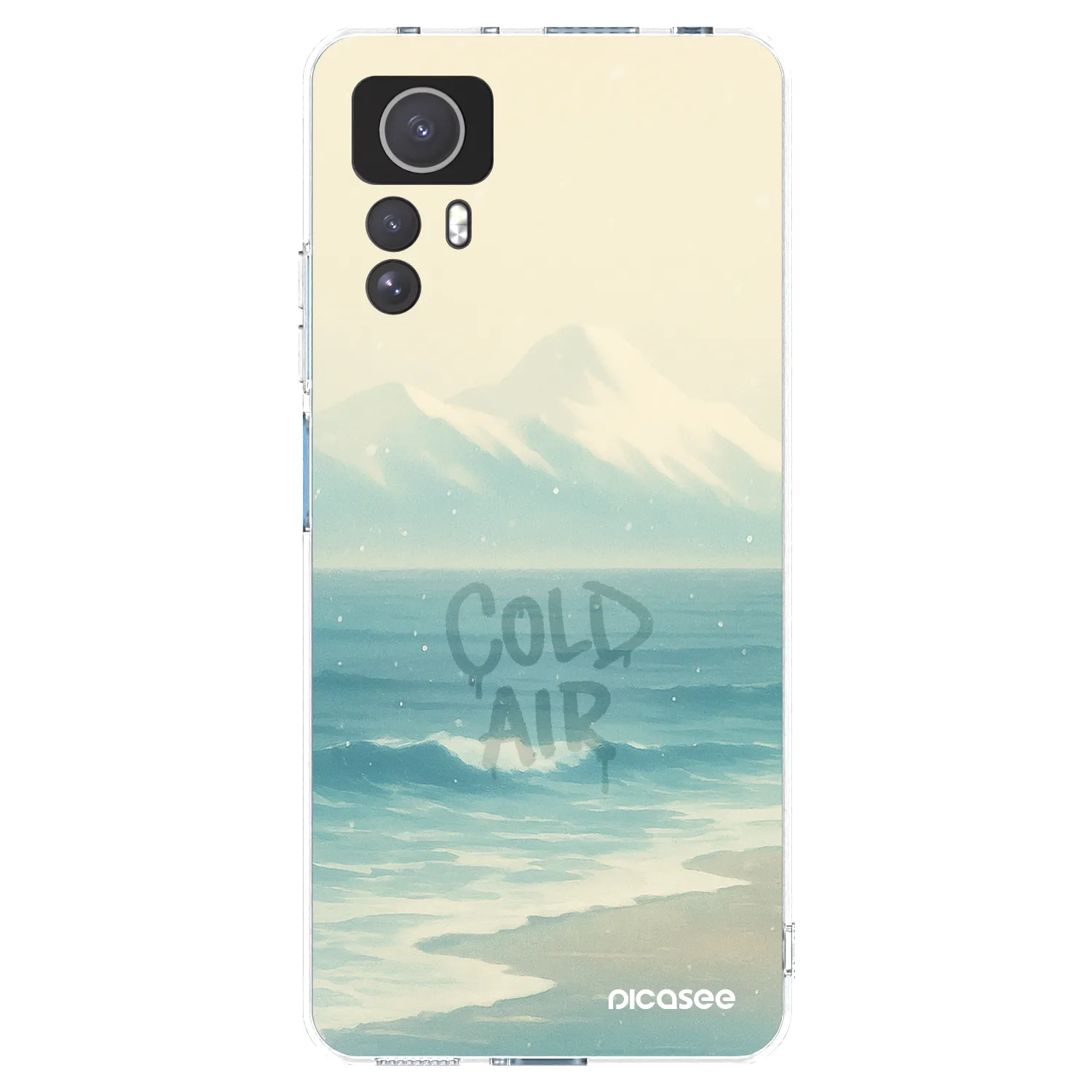 Picasee silikonski prozorni ovitek za Xiaomi Redmi Note 12S - COLD AIR