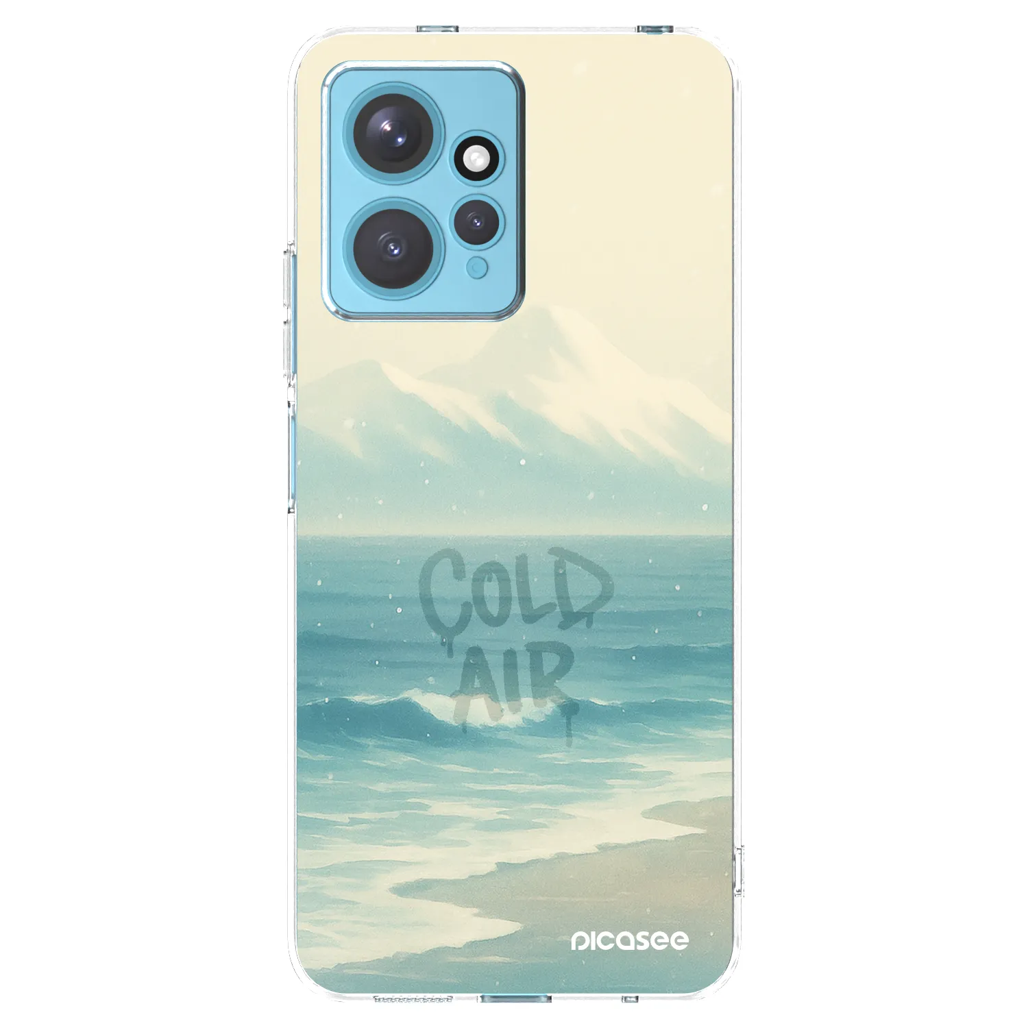 Picasee silikonski prozorni ovitek za Xiaomi Redmi Note 12 4G - COLD AIR