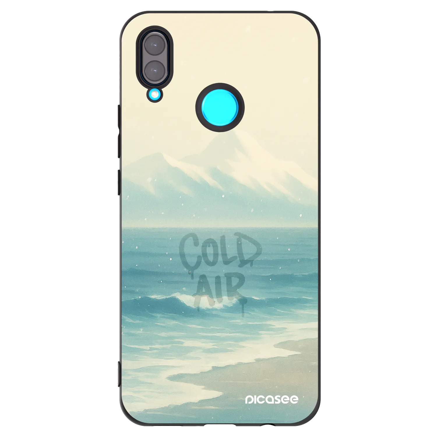 Picasee silikonski črni ovitek za Huawei Nova 3 - COLD AIR
