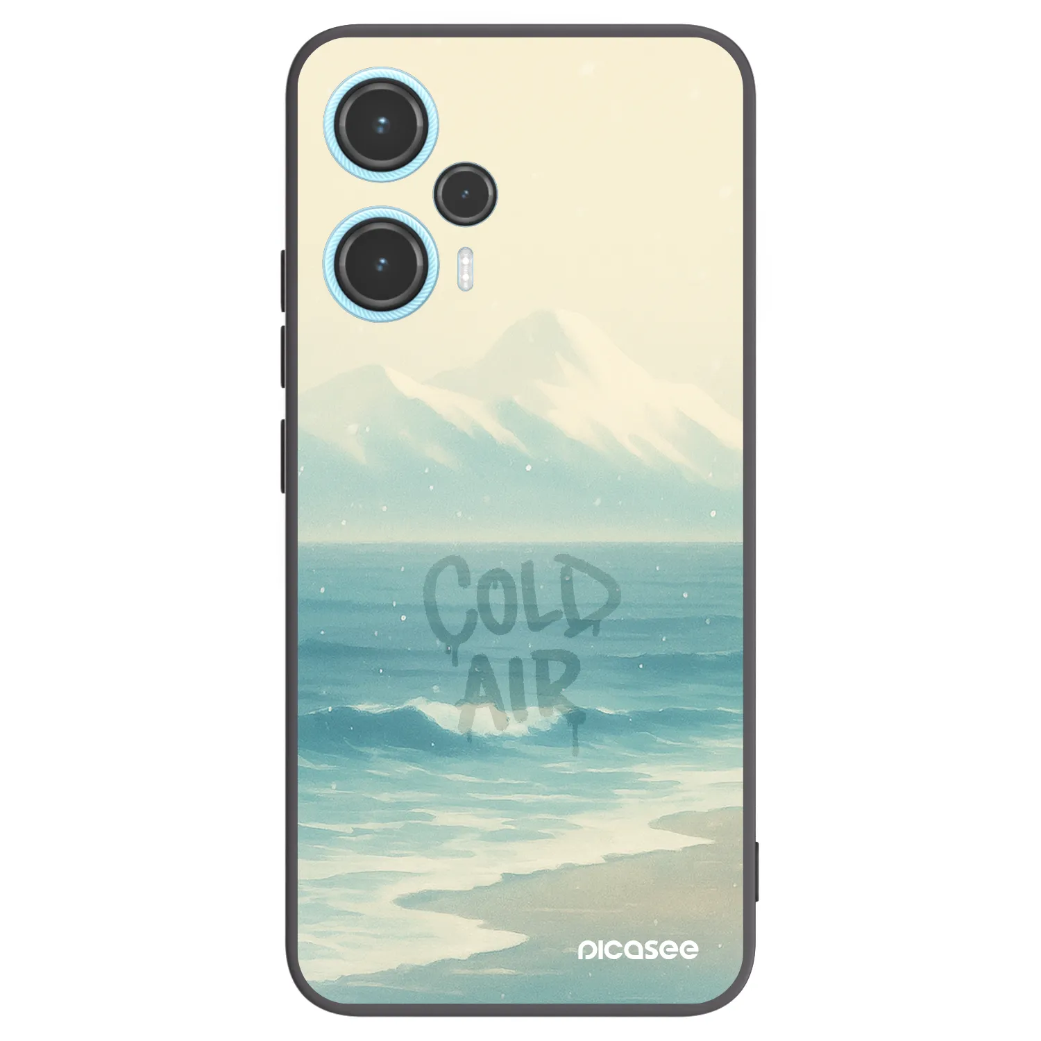 Picasee silikonski črni ovitek za Xiaomi Poco F5 - COLD AIR