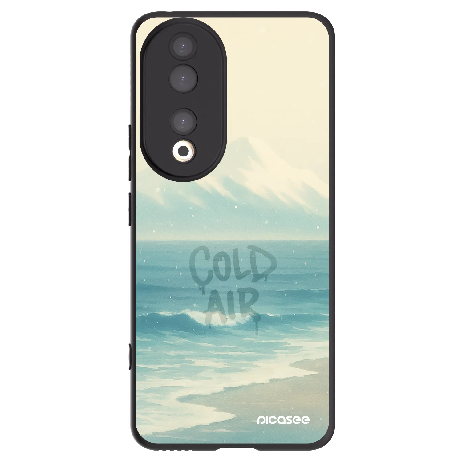 Picasee silikonski črni ovitek za Honor 90 5G - COLD AIR