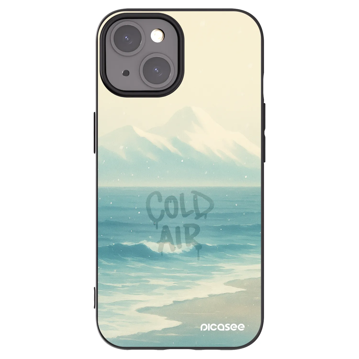 Picasee silikonski črni ovitek za Apple iPhone 15 - COLD AIR