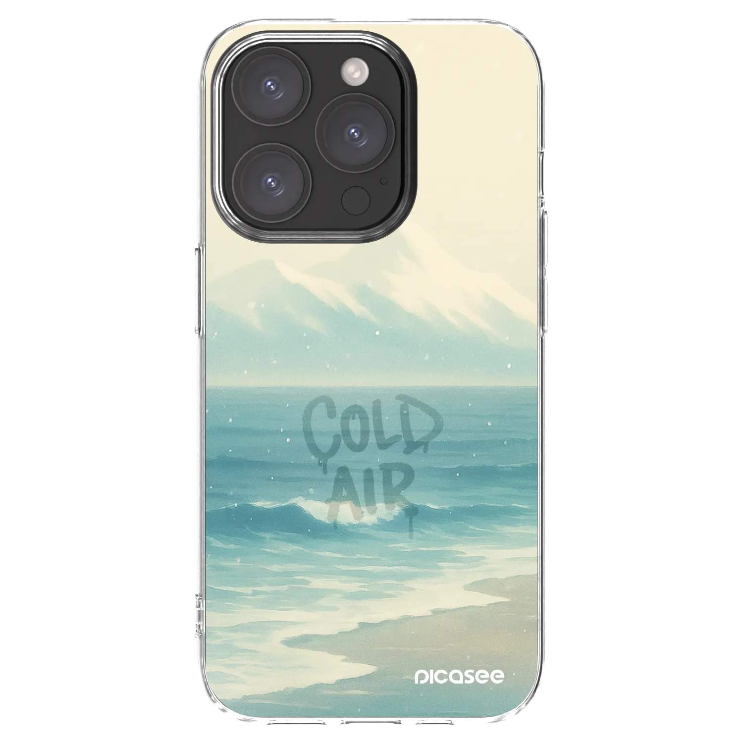 Picasee silikonski prozorni ovitek za Apple iPhone 15 Pro - COLD AIR