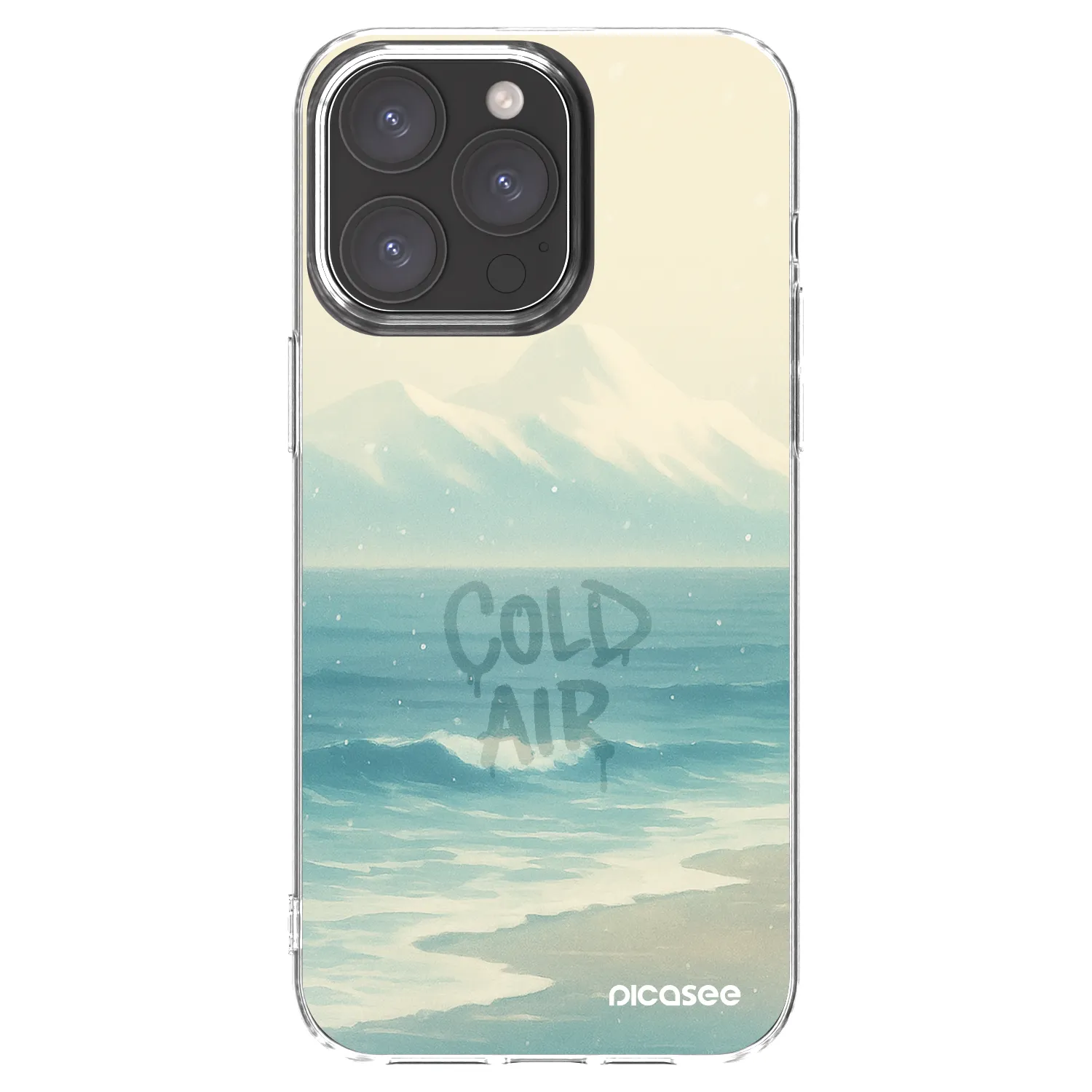 Picasee silikonski prozorni ovitek za Apple iPhone 15 Pro Max - COLD AIR