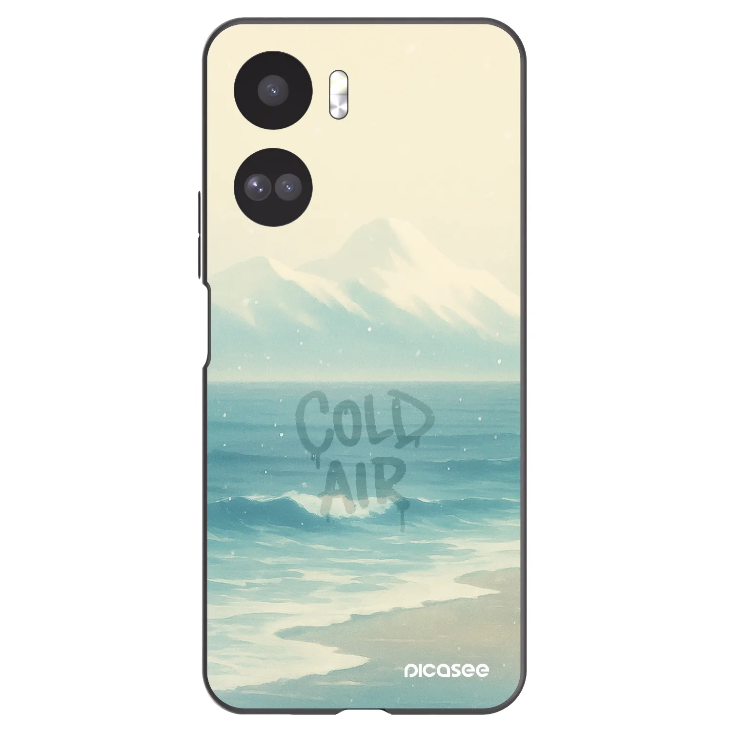 Picasee silikonski črni ovitek za Honor 90 Lite 5G - COLD AIR