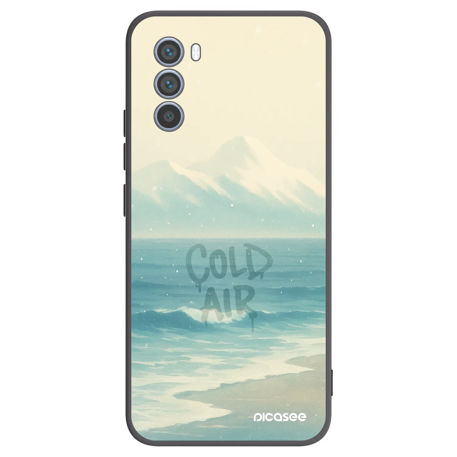 Picasee silikonski črni ovitek za Motorola Moto G62 - COLD AIR
