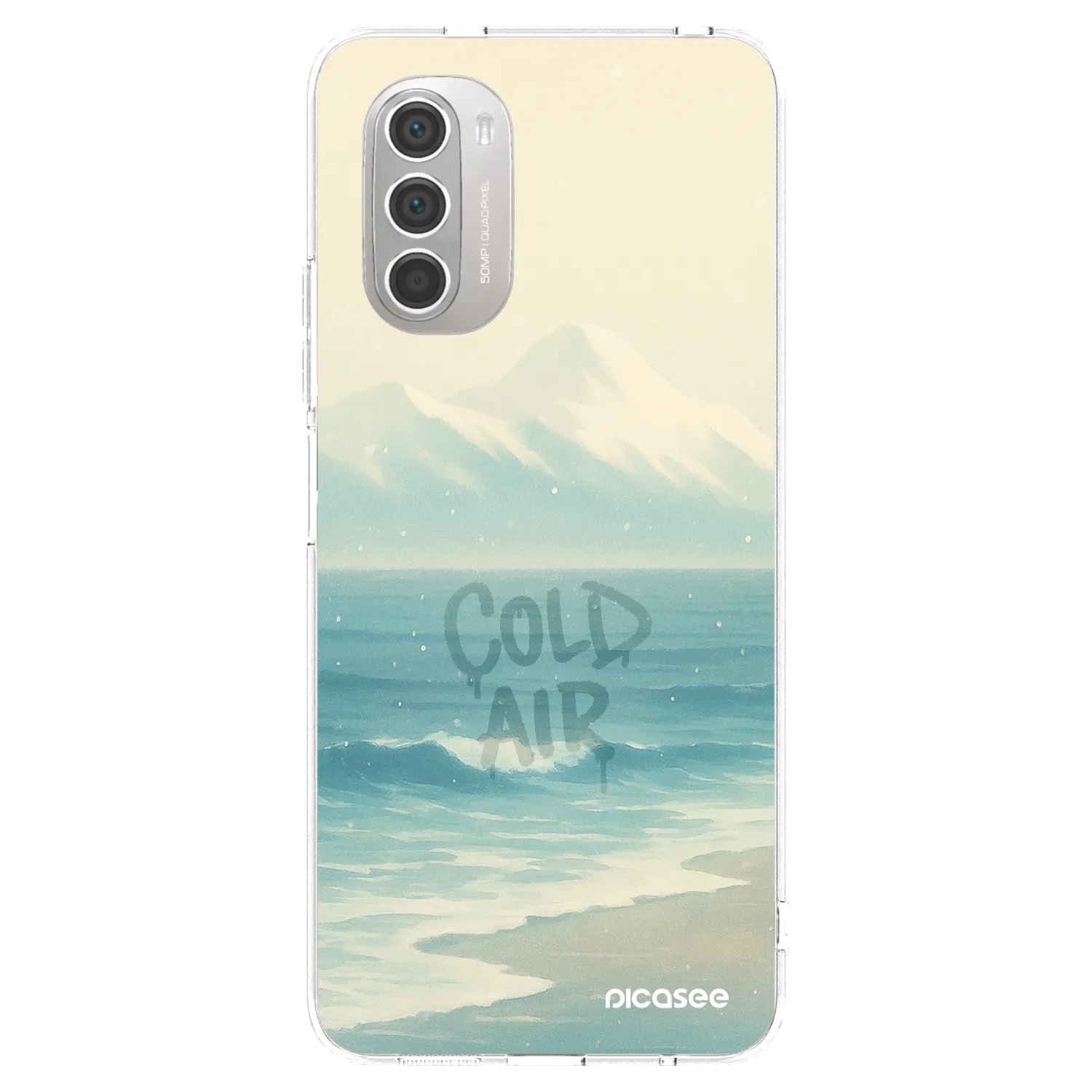 Picasee silikonski prozorni ovitek za Motorola Moto G51 - COLD AIR