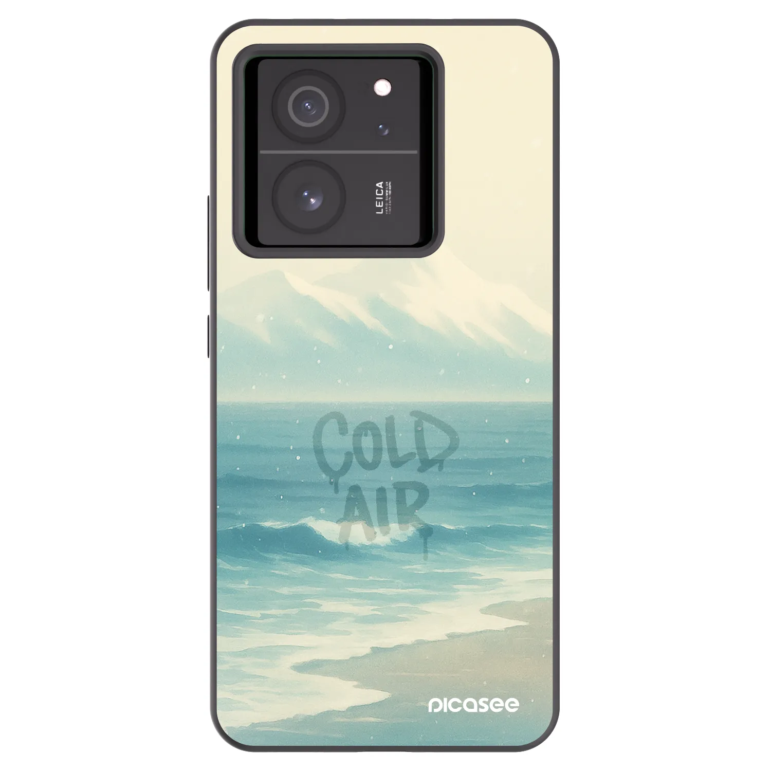 Picasee silikonski črni ovitek za Xiaomi 13T Pro - COLD AIR