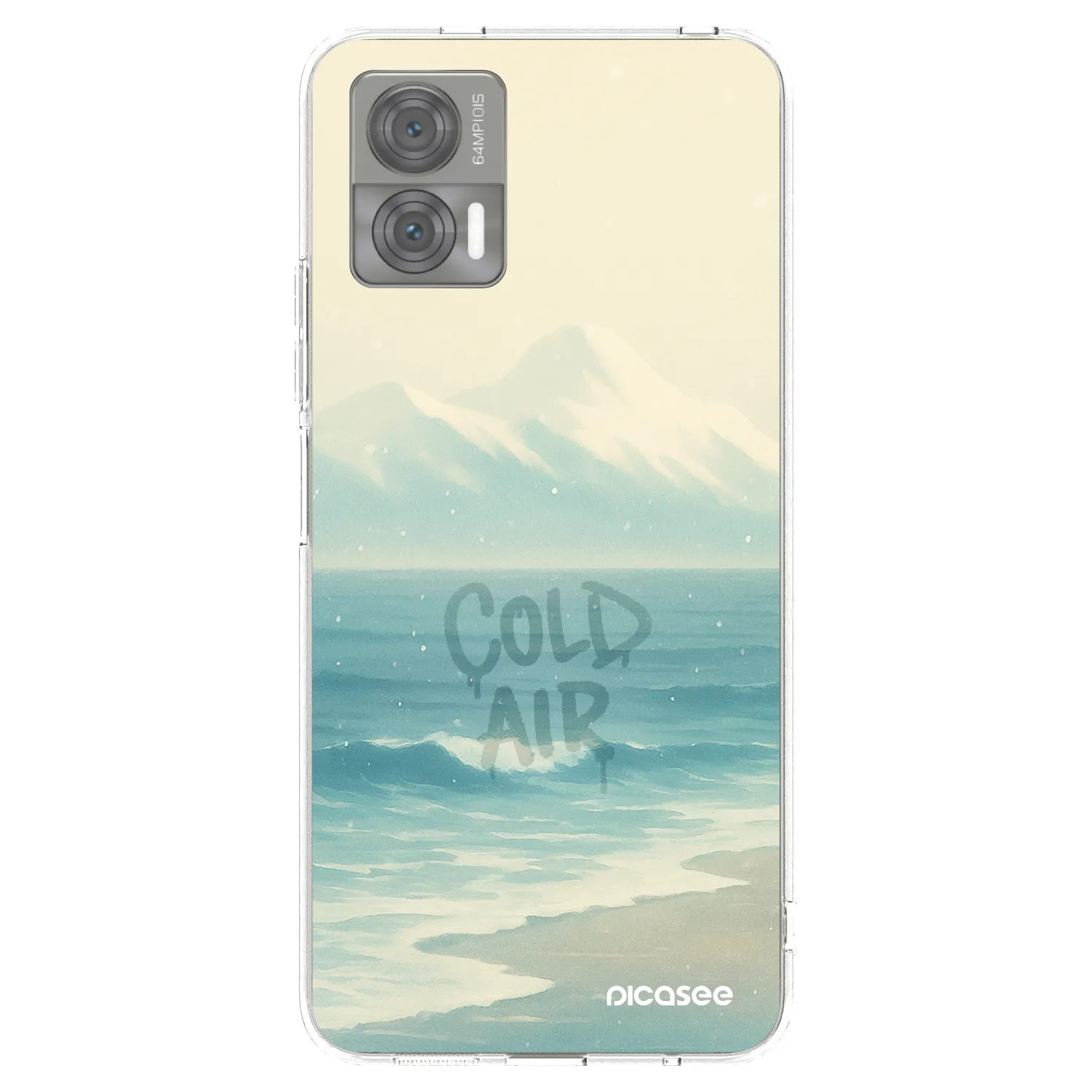 Picasee silikonski prozorni ovitek za Motorola Edge 30 Neo - COLD AIR