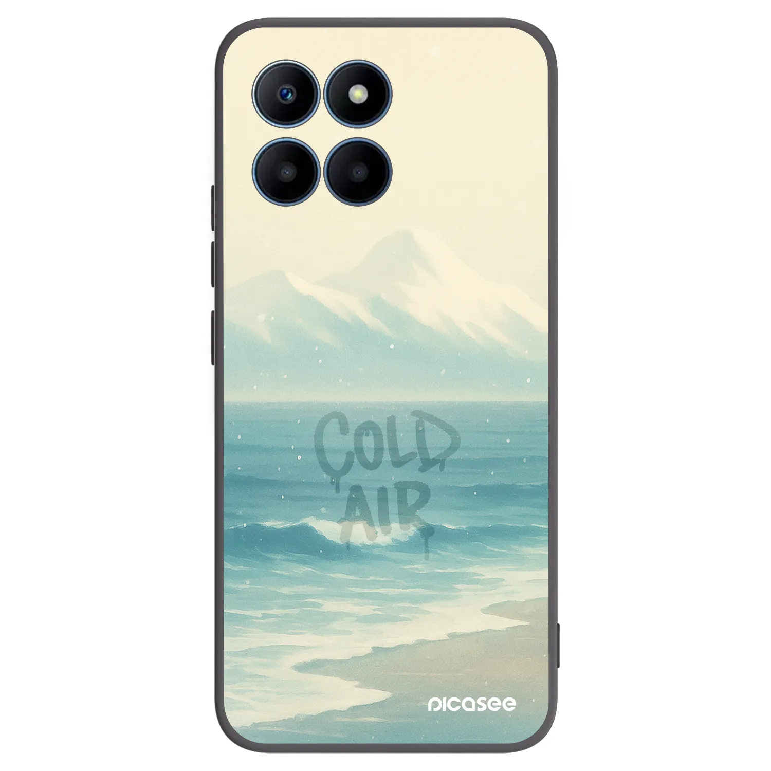 Picasee silikonski črni ovitek za Honor 70 Lite - COLD AIR