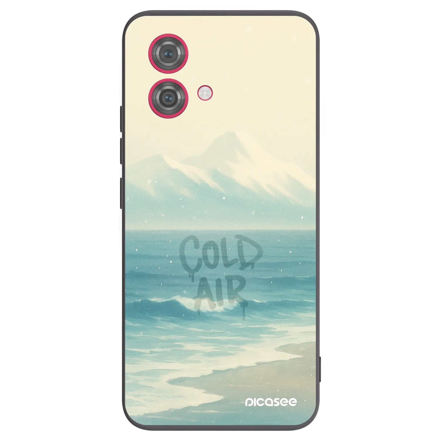 Picasee silikonski črni ovitek za Motorola Moto G84 5G - COLD AIR