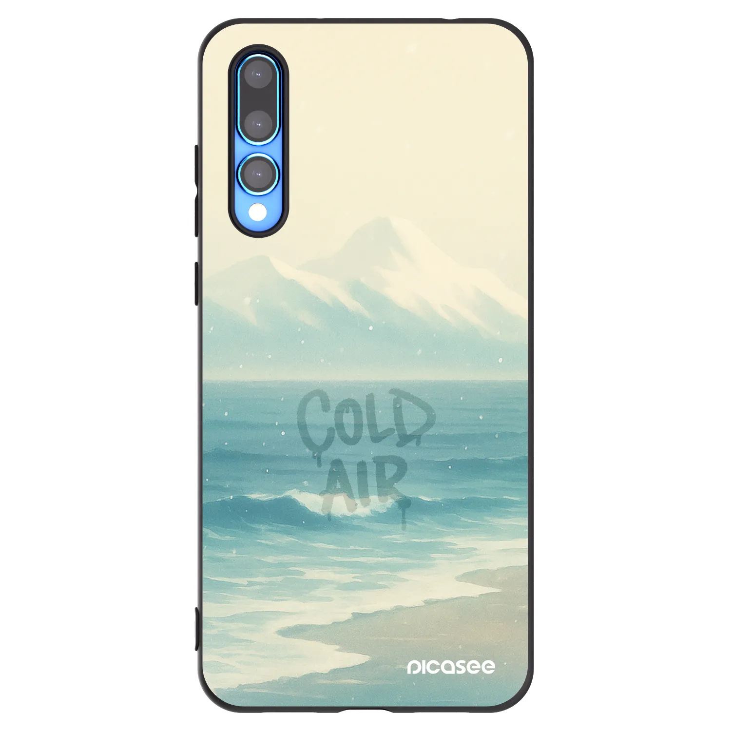 Picasee silikonski črni ovitek za Huawei P20 Pro - COLD AIR