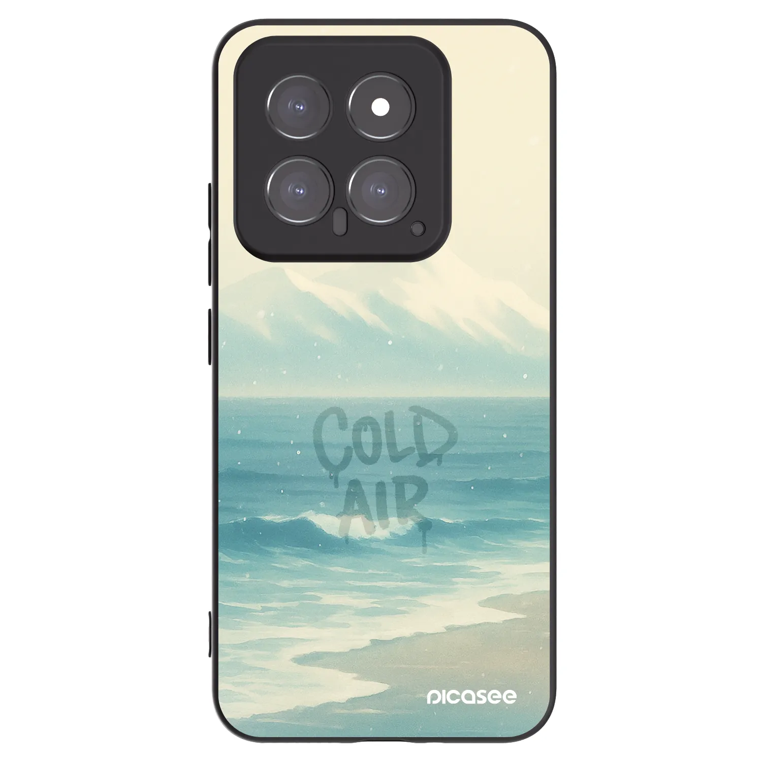 Picasee silikonski črni ovitek za Xiaomi 14 - COLD AIR