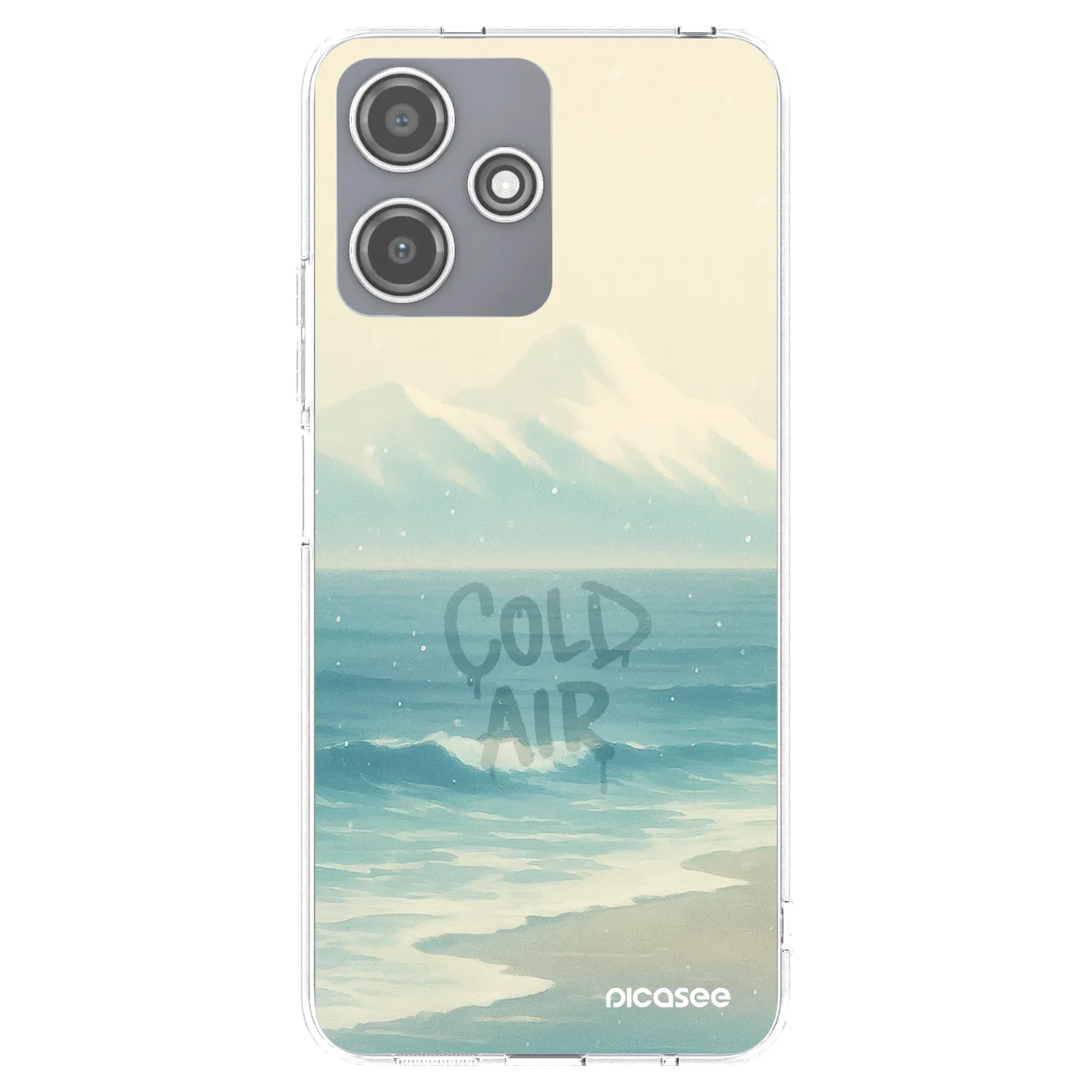 Picasee silikonski prozorni ovitek za Xiaomi Redmi 12 5G - COLD AIR