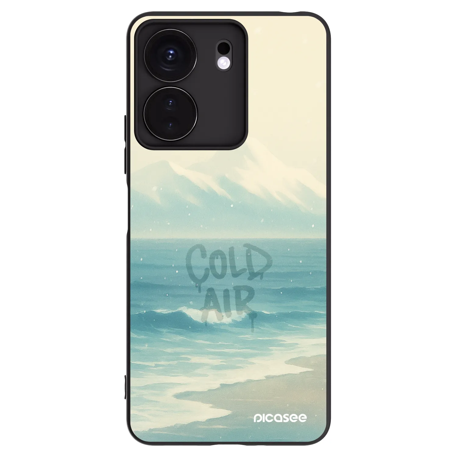 Picasee silikonski črni ovitek za Xiaomi Redmi 13C 4G - COLD AIR