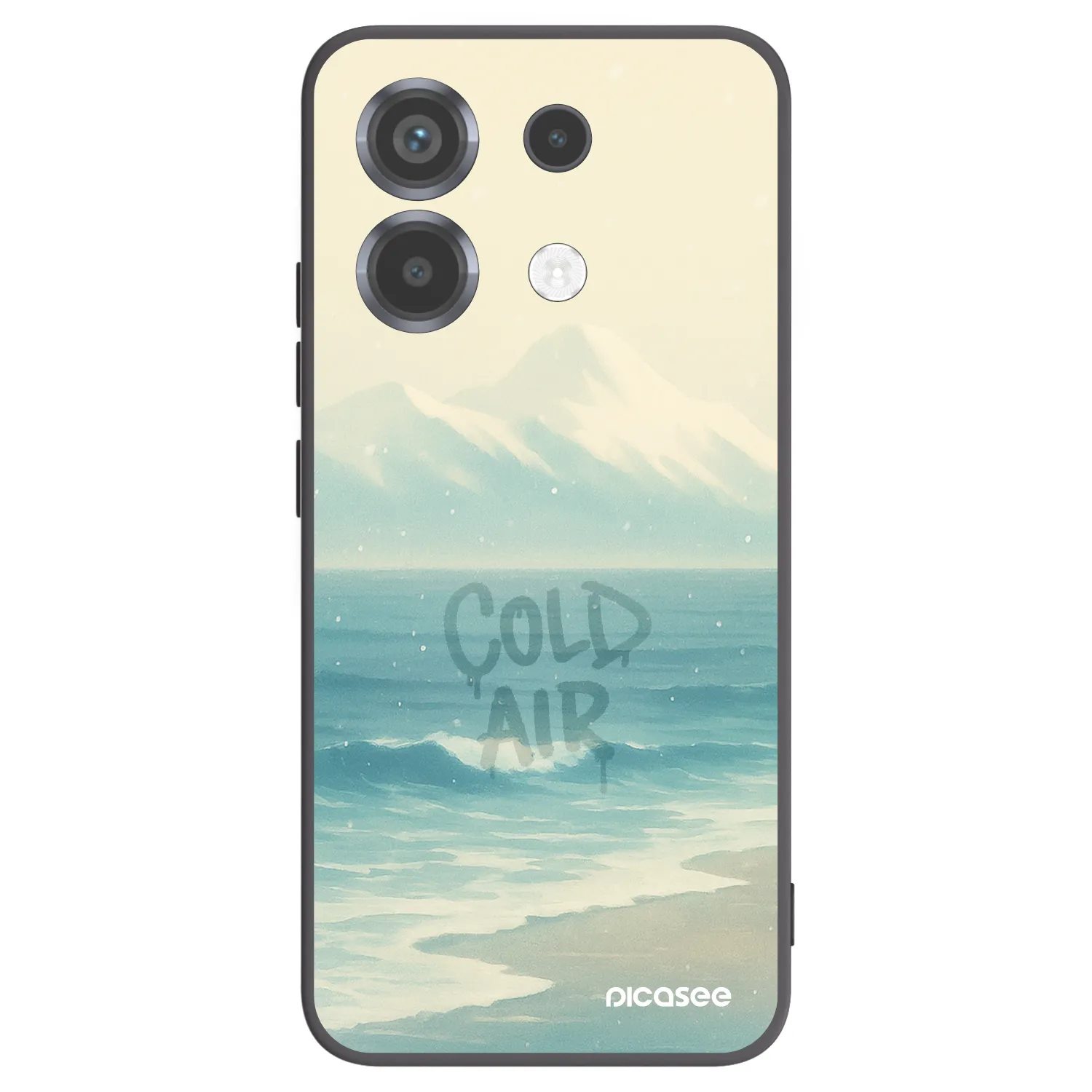 Picasee silikonski črni ovitek za Xiaomi Poco X6 - COLD AIR