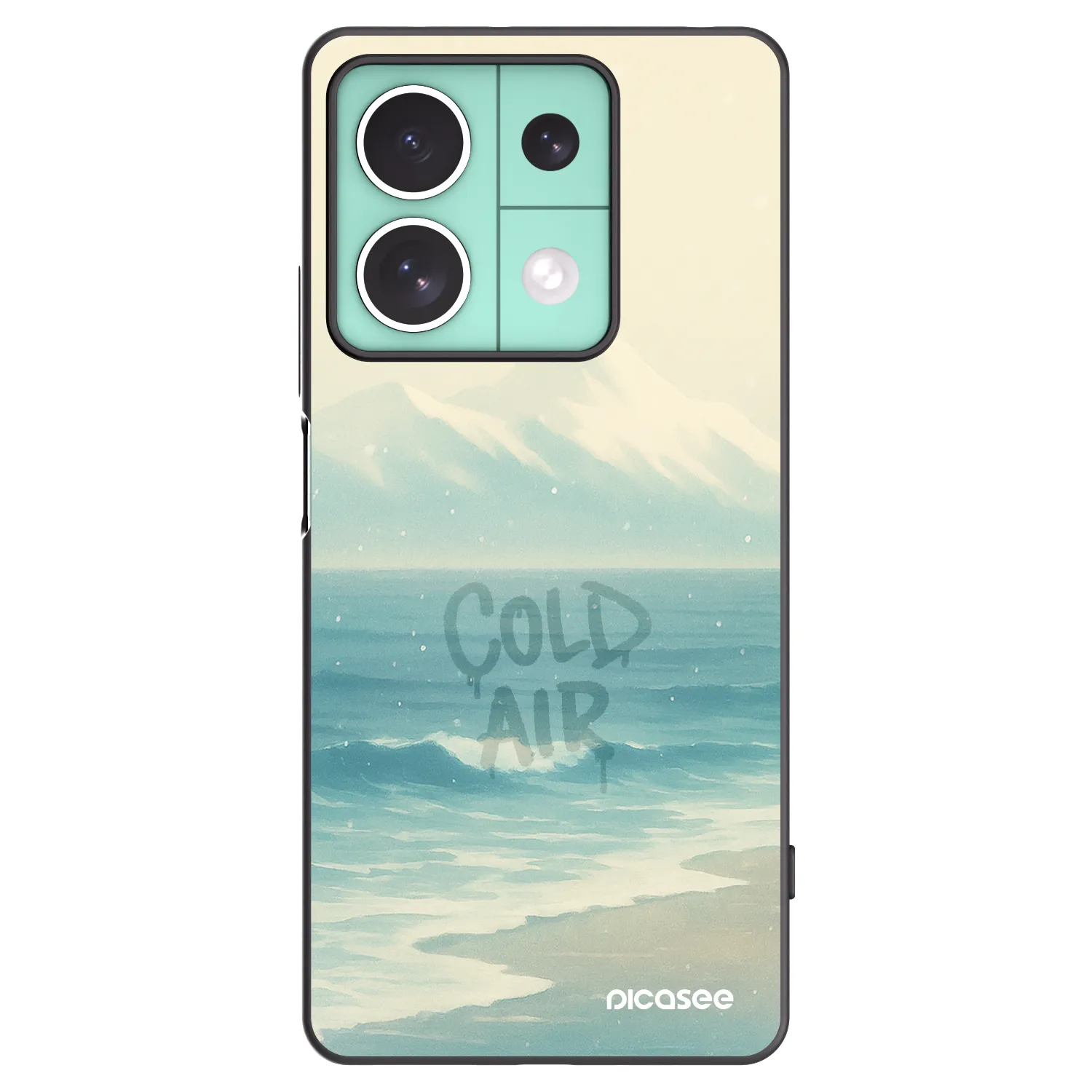 Picasee silikonski črni ovitek za Xiaomi Redmi Note 13 5G - COLD AIR