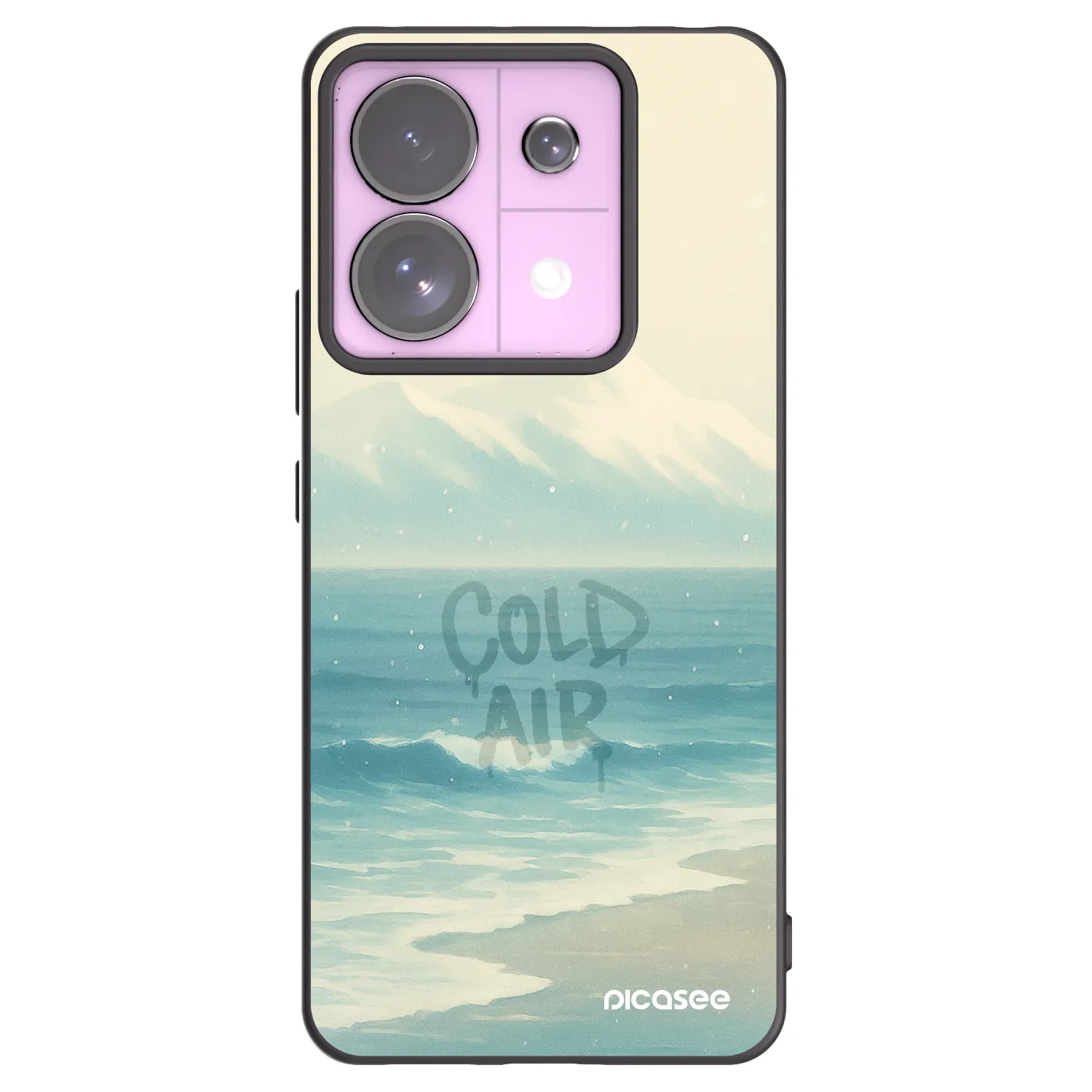 Picasee silikonski črni ovitek za Xiaomi Redmi Note 13 Pro 5G - COLD AIR