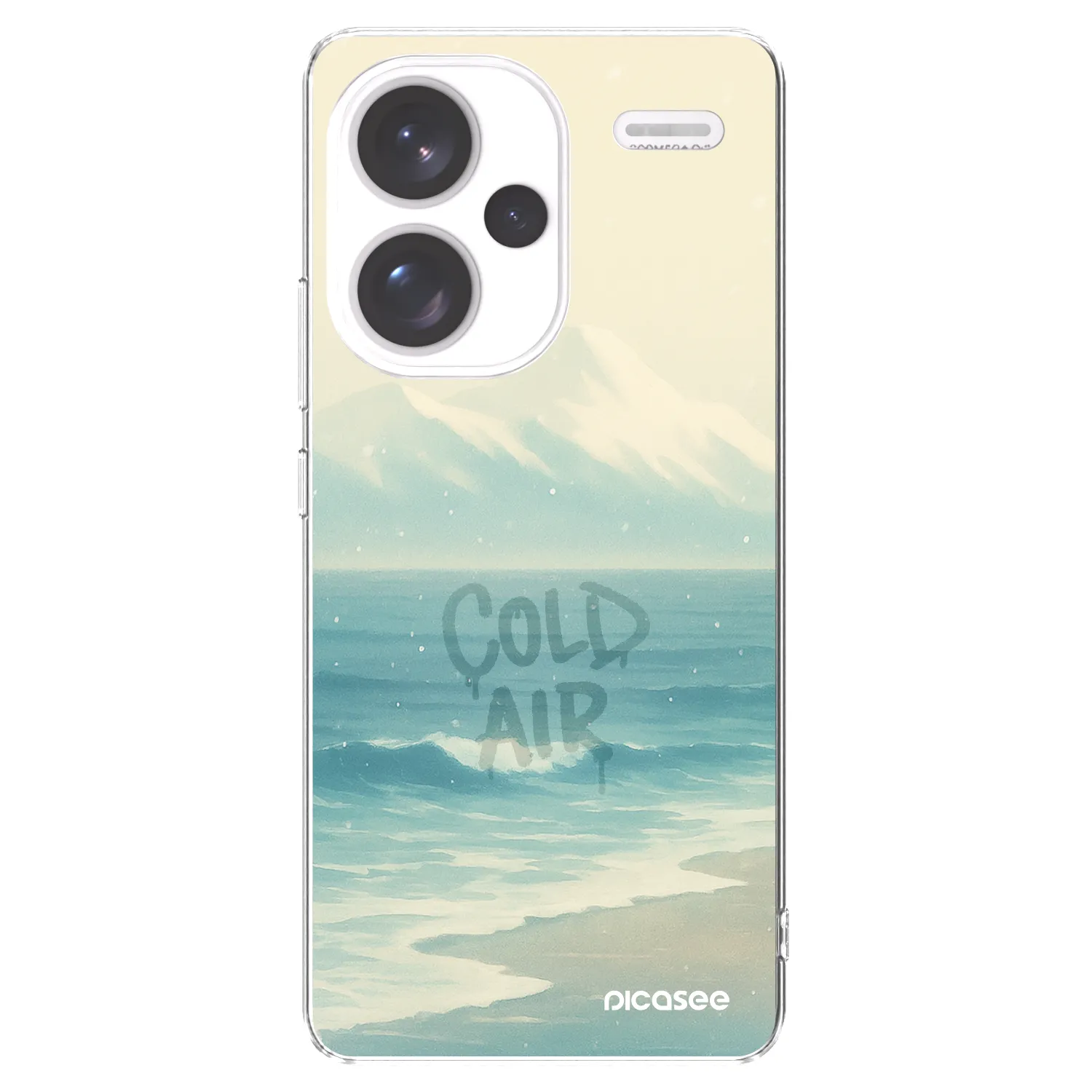 Picasee silikonski prozorni ovitek za Xiaomi Redmi Note 13 Pro+ 5G - COLD AIR