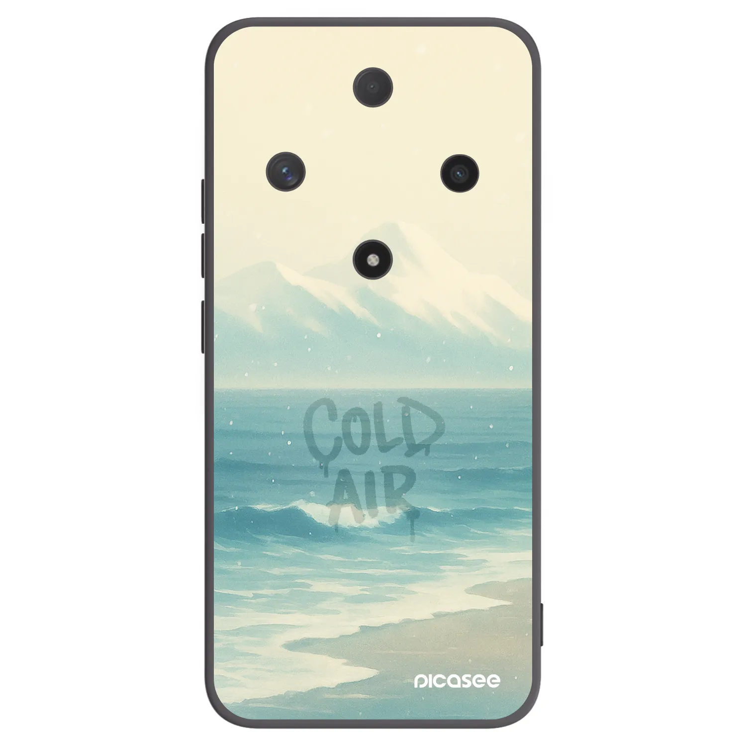 Picasee silikonski črni ovitek za Honor Magic6 Lite 5G - COLD AIR