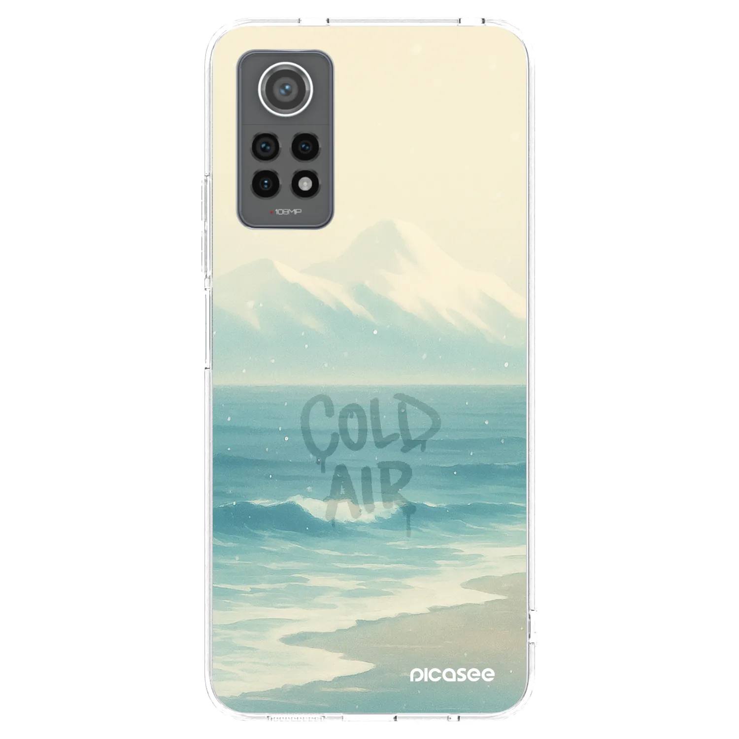 Picasee silikonski prozorni ovitek za Xiaomi Redmi Note 12 Pro 4G - COLD AIR
