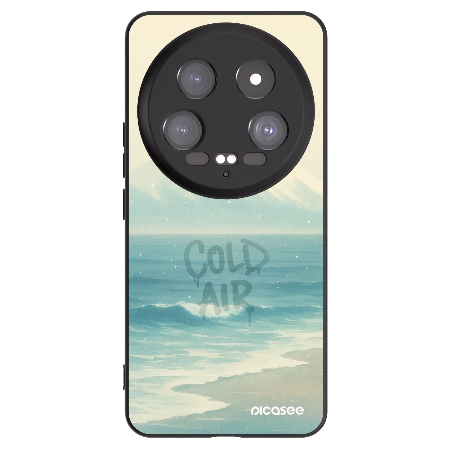 Picasee silikonski črni ovitek za Xiaomi 14 Ultra - COLD AIR