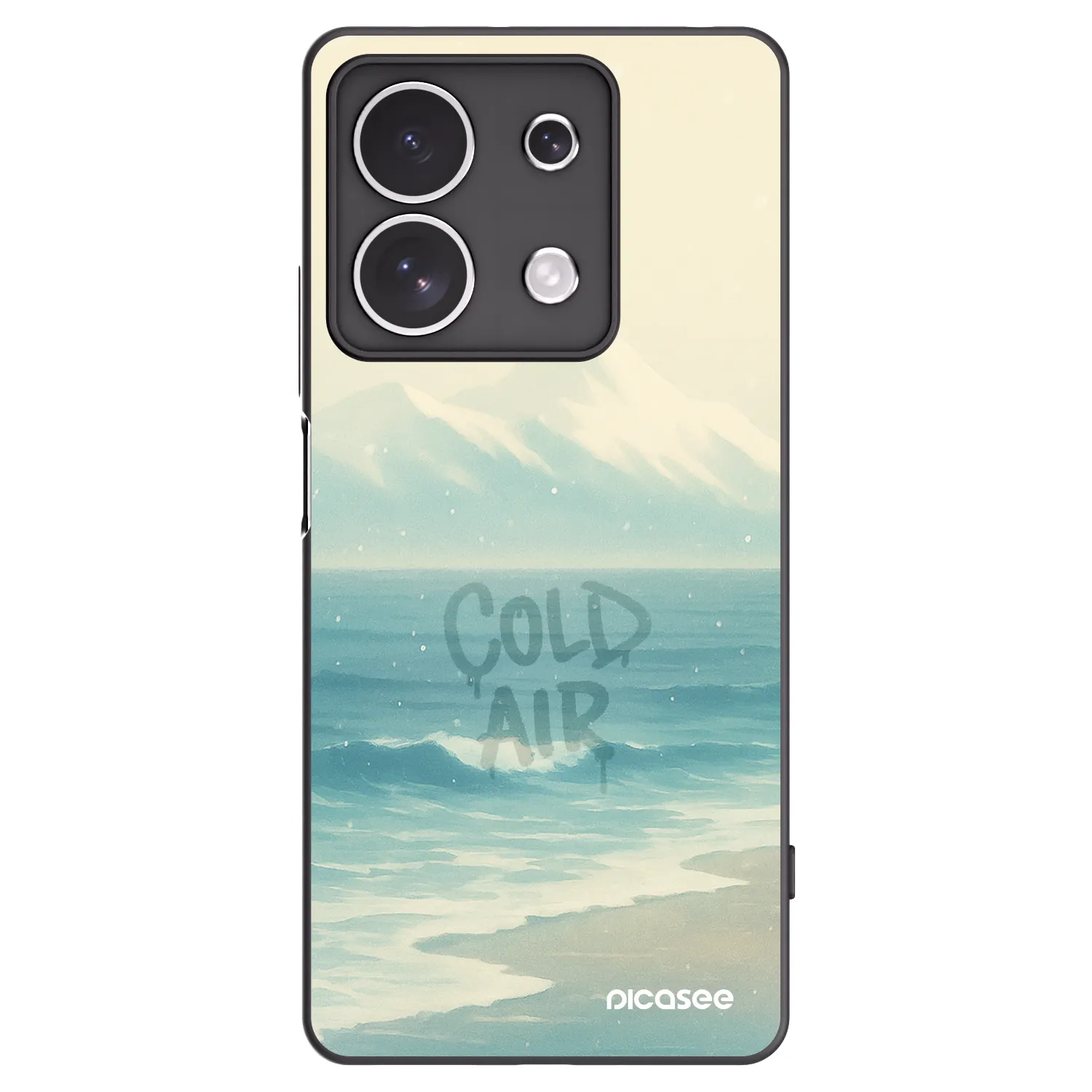 Picasee silikonski črni ovitek za Xiaomi Redmi Note 13 4G - COLD AIR