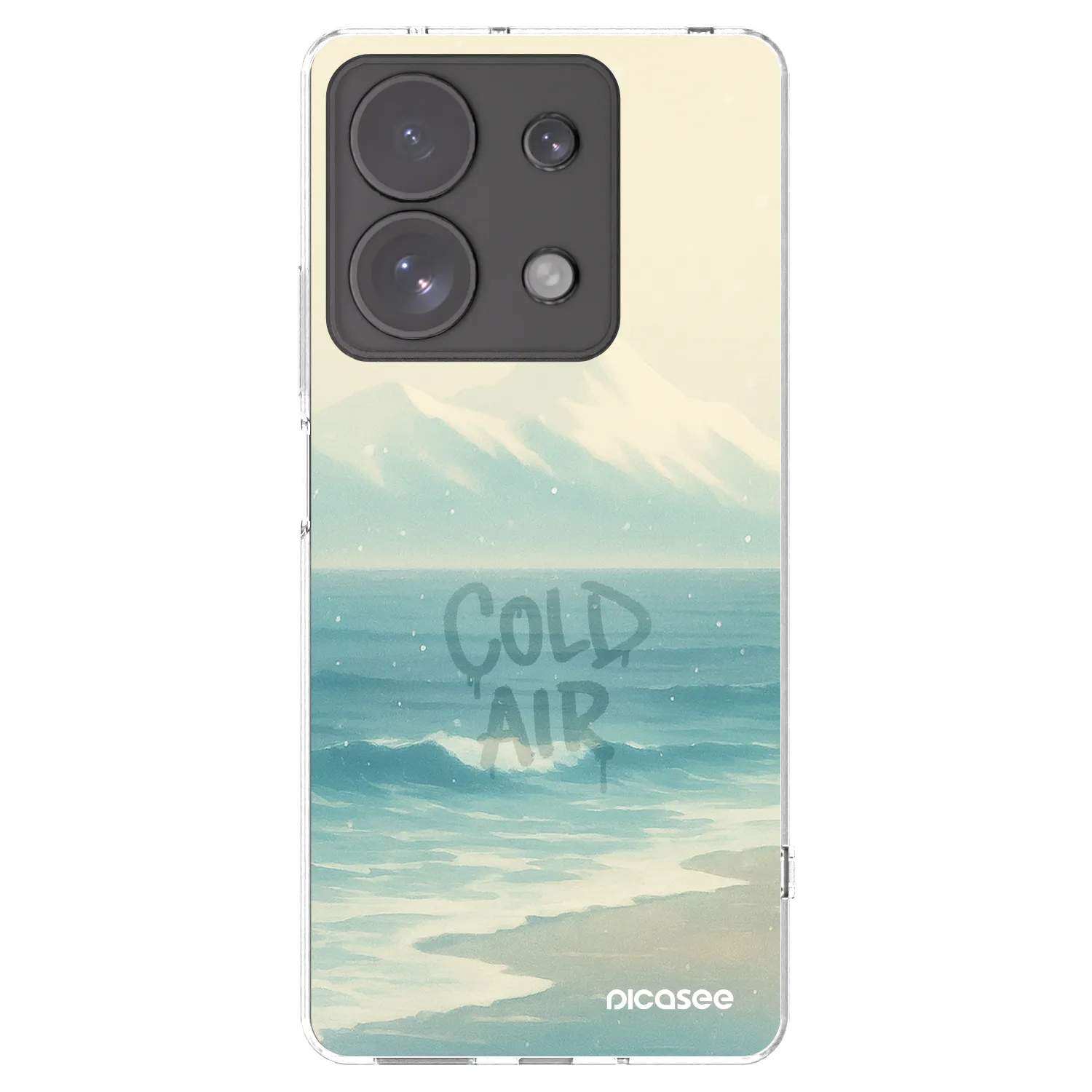 Picasee silikonski prozorni ovitek za Xiaomi Redmi Note 13 Pro 4G - COLD AIR