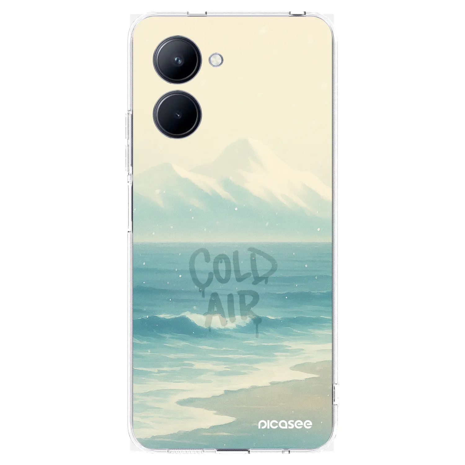 Picasee silikonski prozorni ovitek za Realme C33 (2023) - COLD AIR