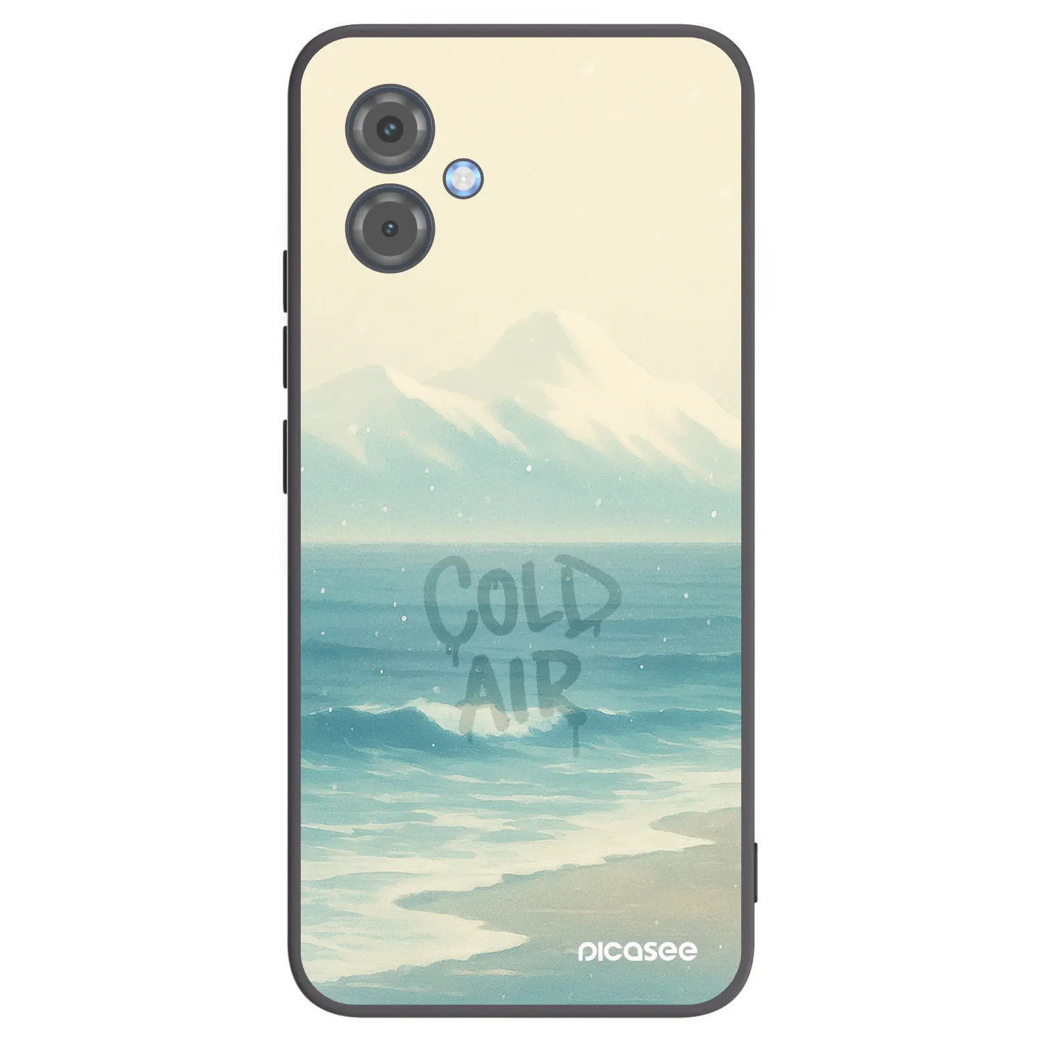 Picasee silikonski črni ovitek za Motorola Moto G14 - COLD AIR