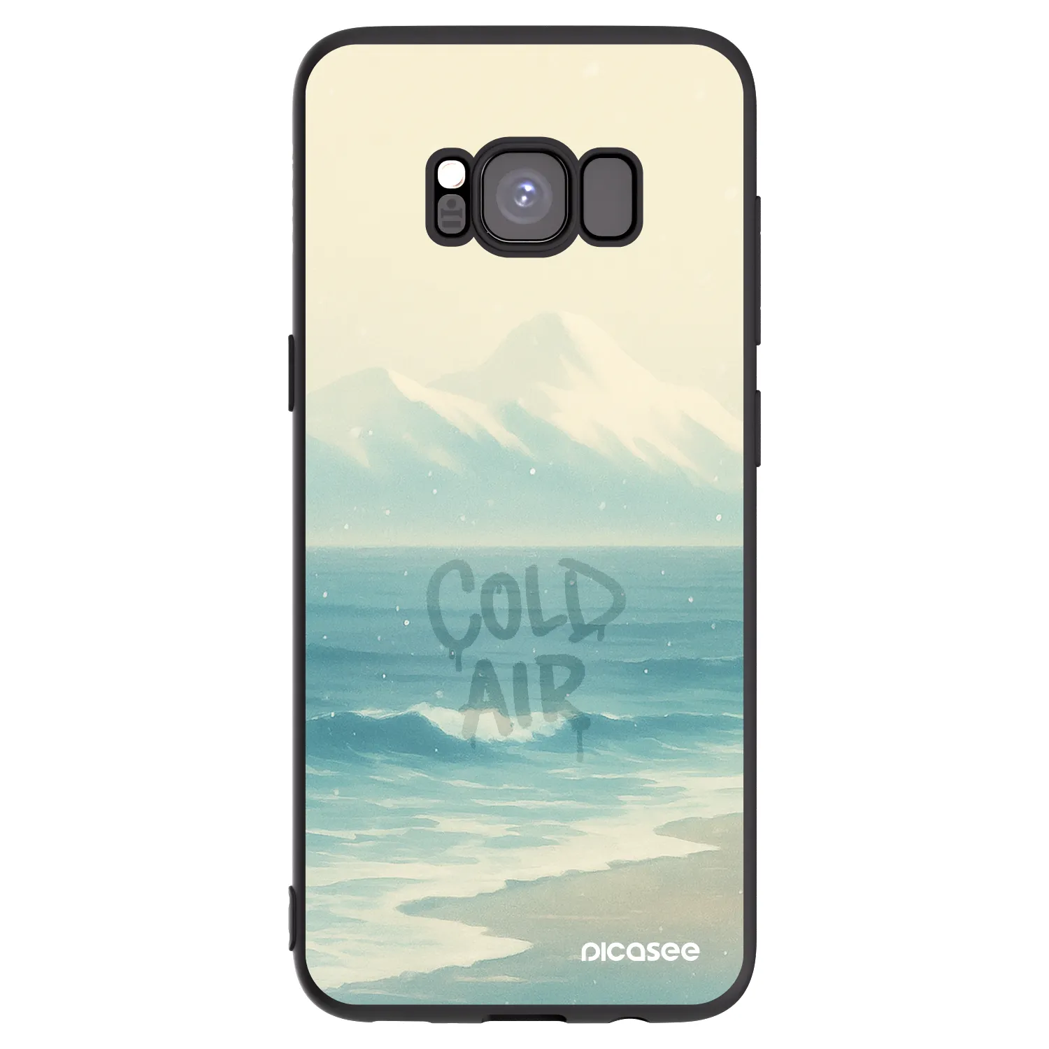 Picasee silikonski črni ovitek za Samsung Galaxy A73 5G - COLD AIR