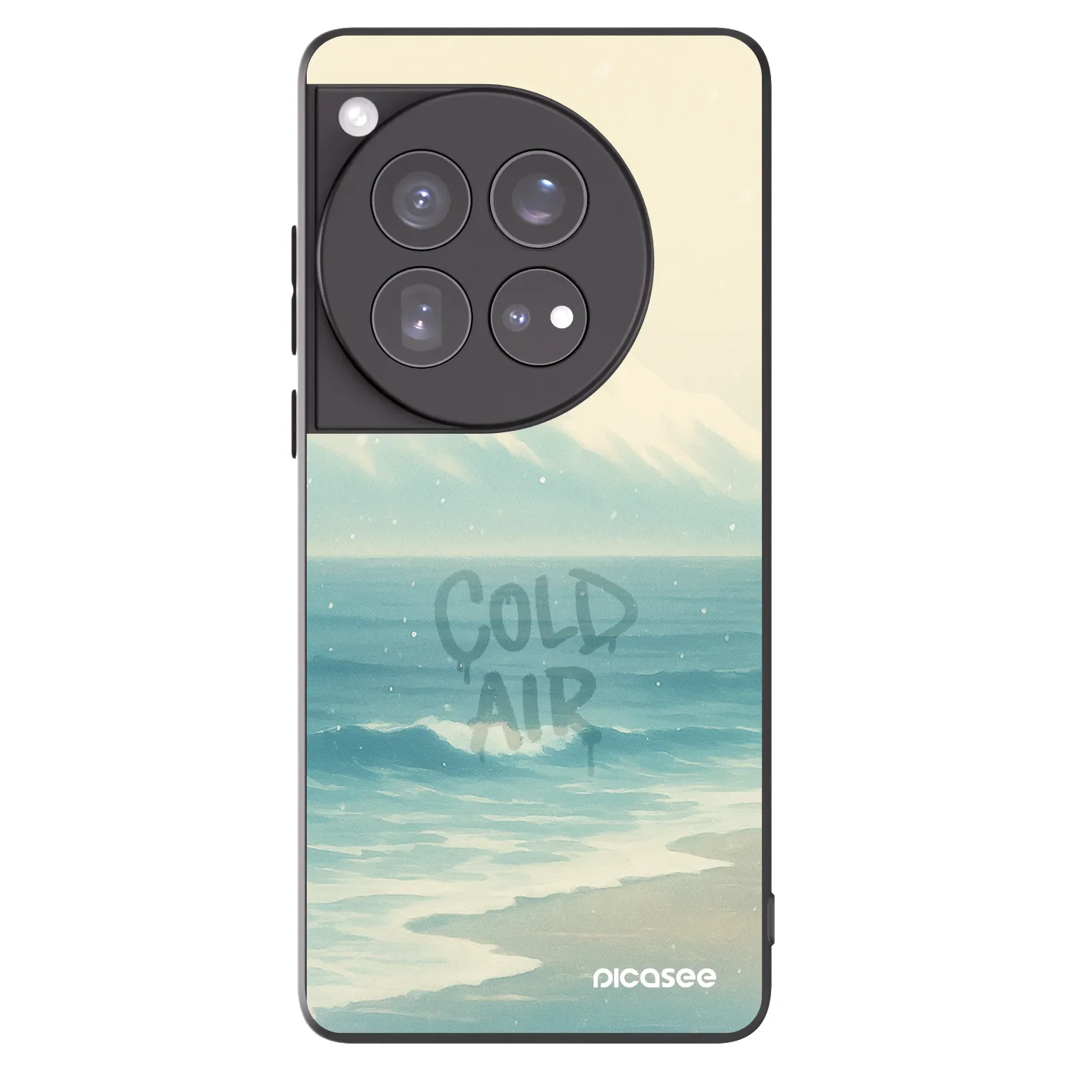 Picasee silikonski črni ovitek za OnePlus 12 5G - COLD AIR