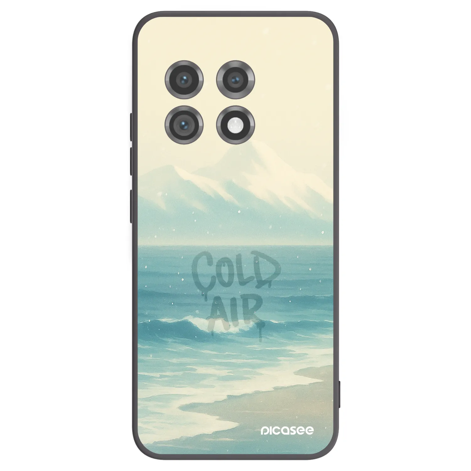 Picasee silikonski črni ovitek za OnePlus 11 5G - COLD AIR