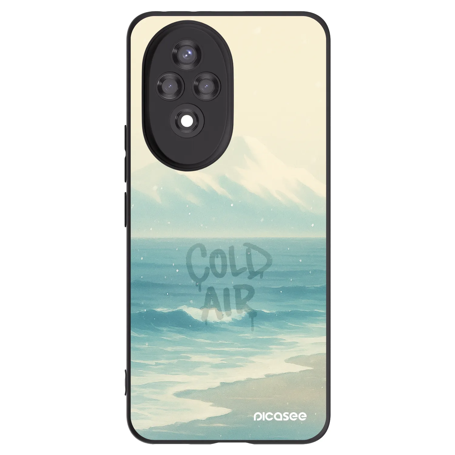Picasee silikonski črni ovitek za Honor 200 Pro 5G - COLD AIR