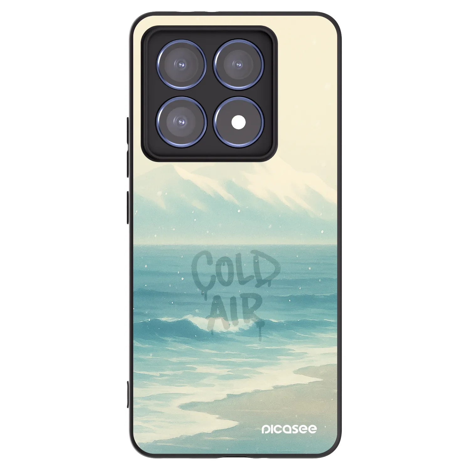 Picasee silikonski črni ovitek za Xiaomi 14T Pro - COLD AIR