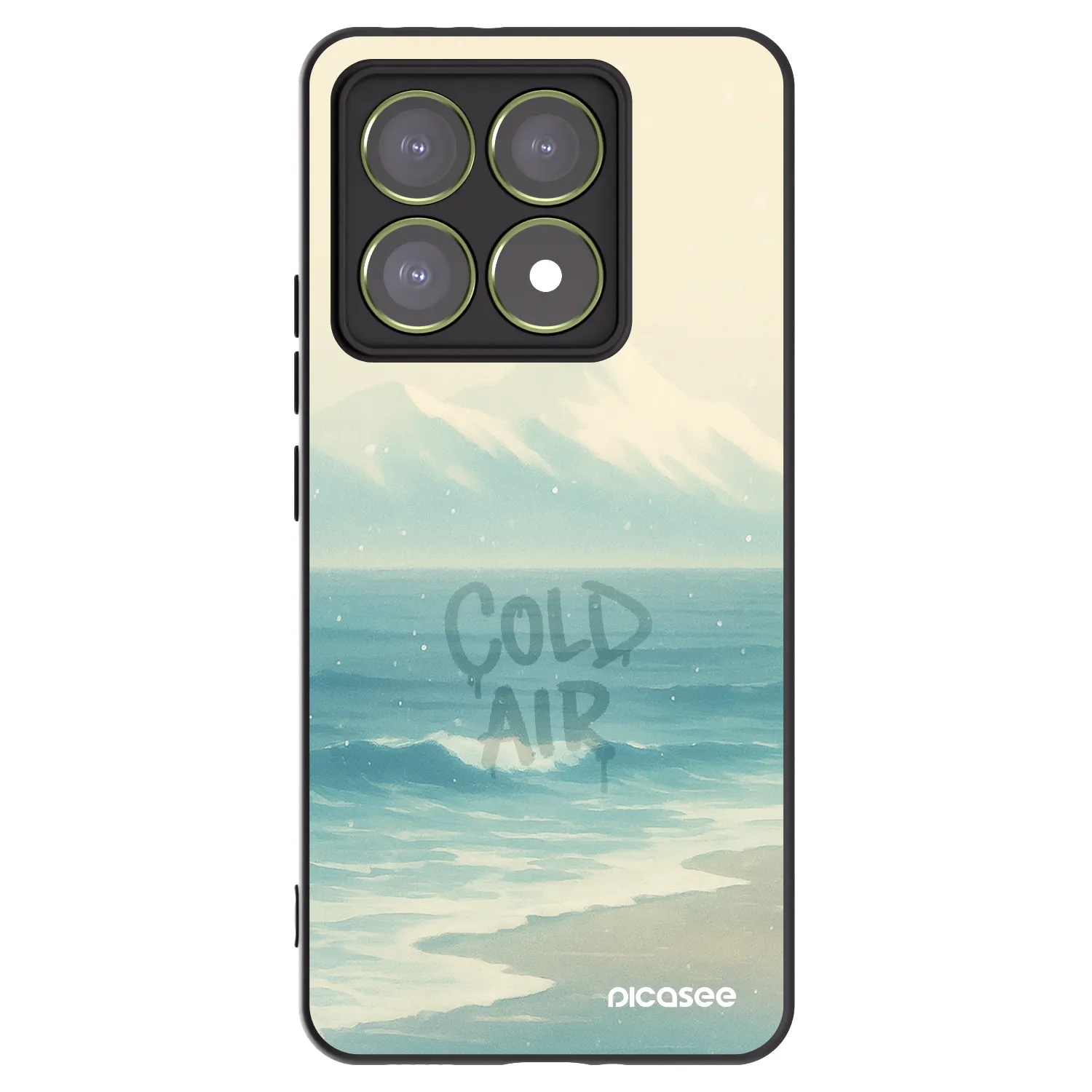 Picasee silikonski črni ovitek za Xiaomi 14T - COLD AIR