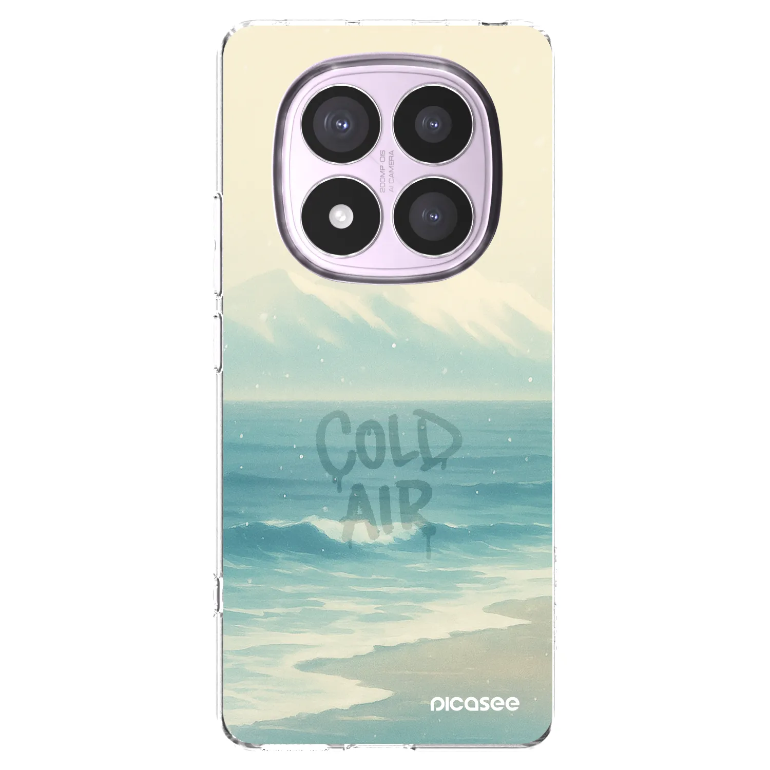 Picasee silikonski prozorni ovitek za Xiaomi Redmi Note 14 Pro 5G - COLD AIR