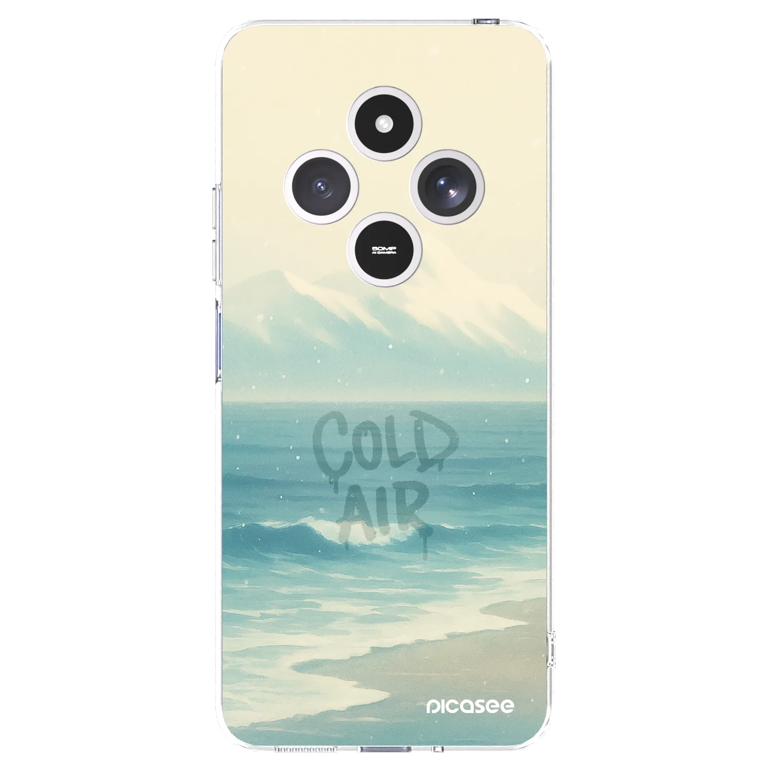 Picasee silikonski prozorni ovitek za Xiaomi Redmi 14C - COLD AIR